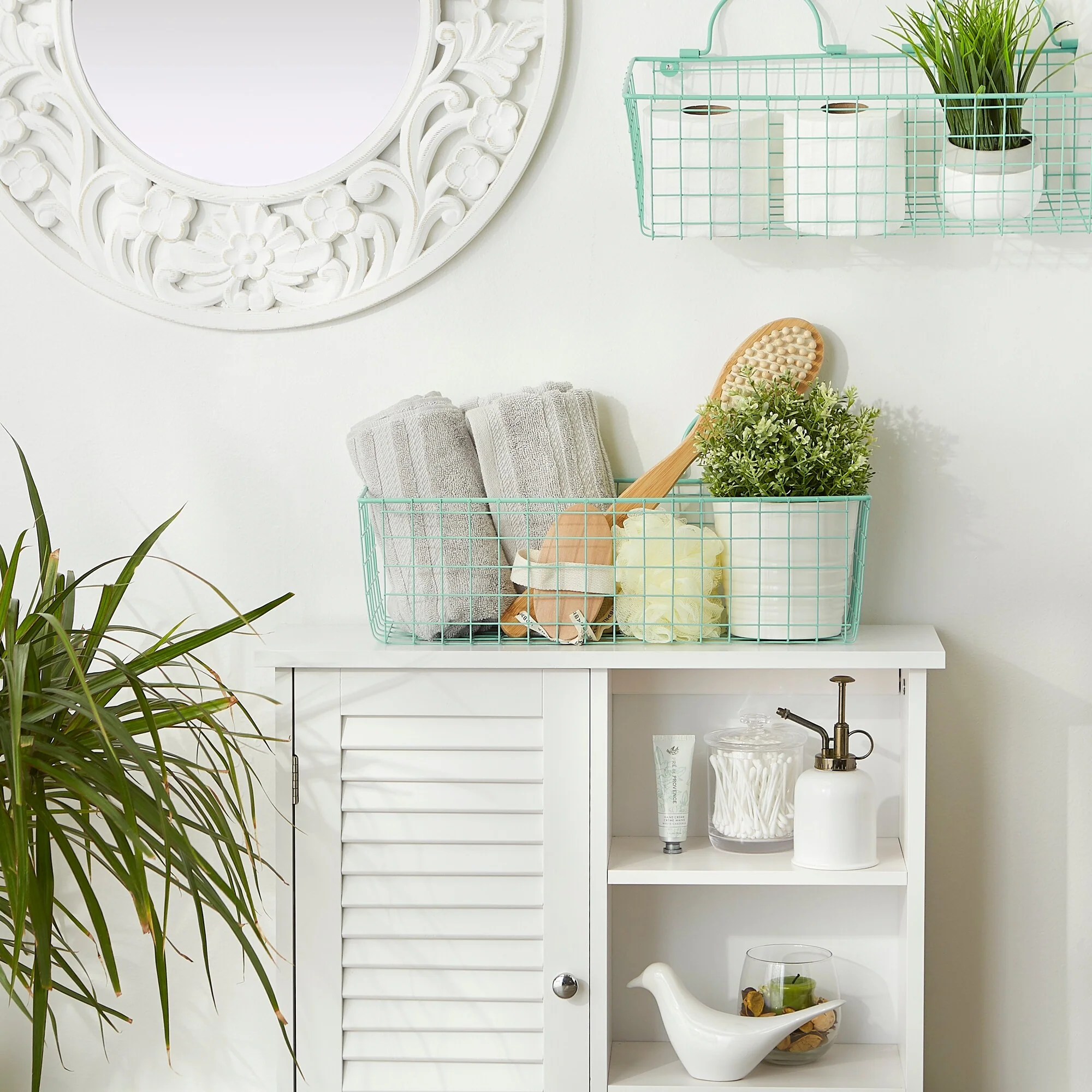 DII Wire Wall Basket(Set of 2) Grey