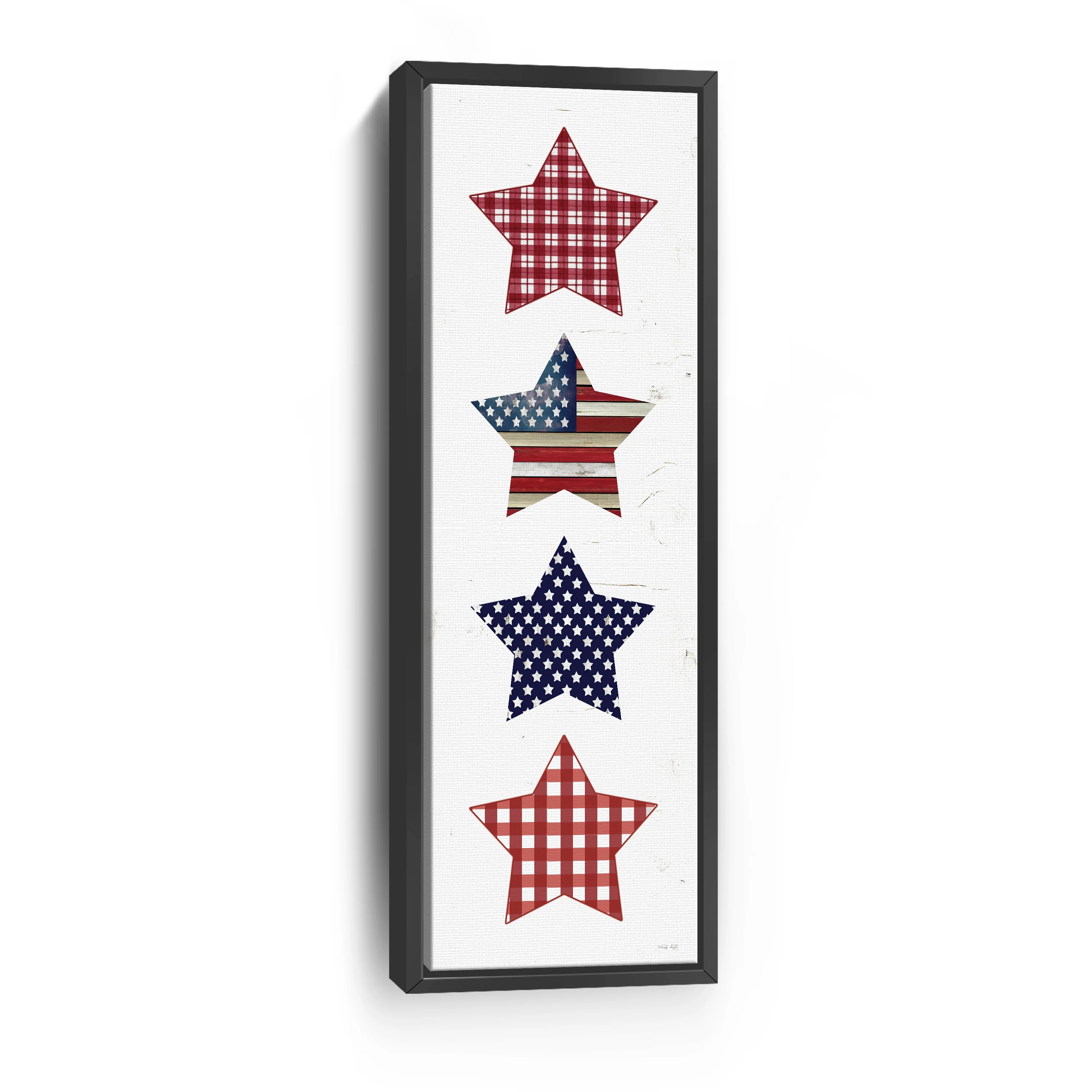 Patriotic Stars Canvas Giclee