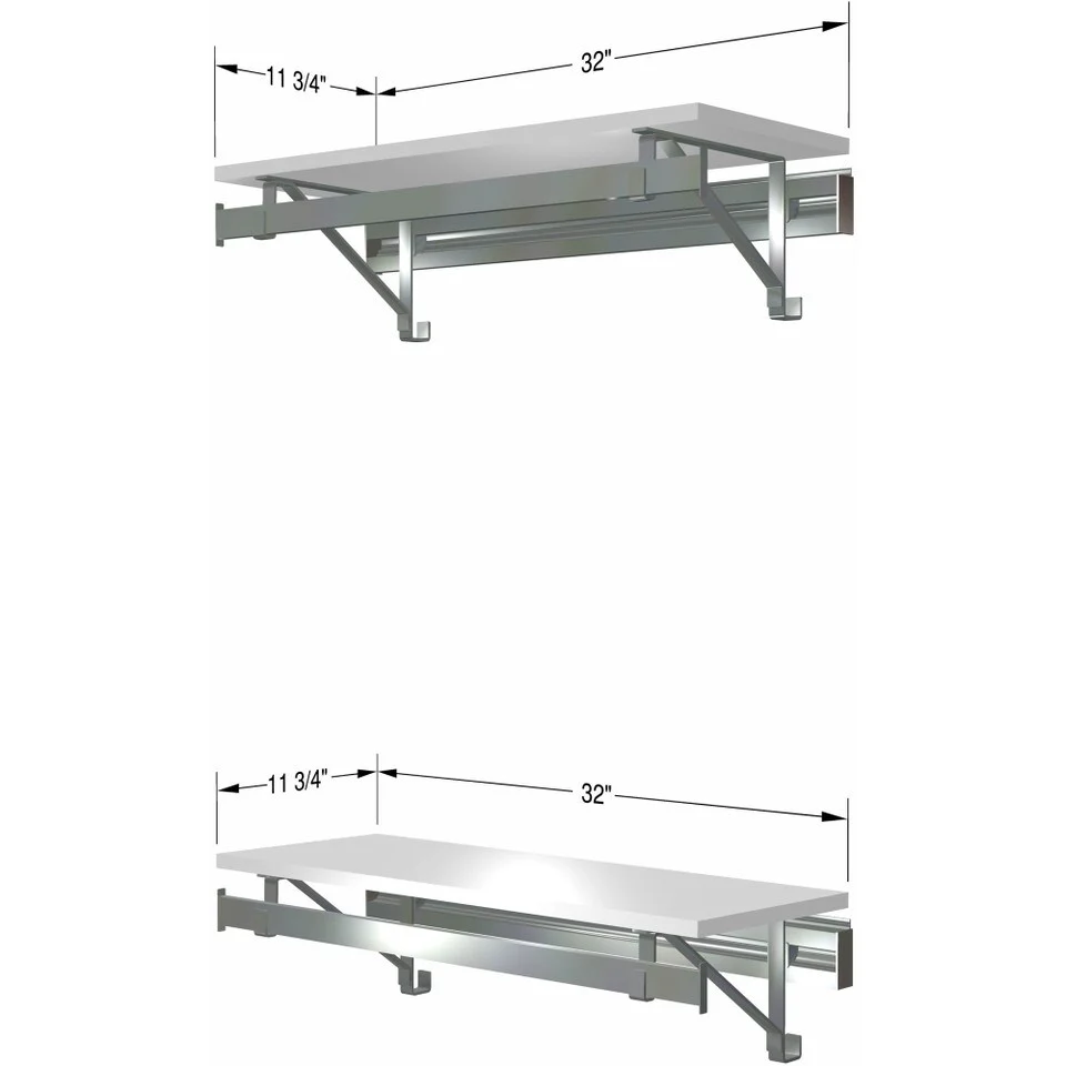 arrange a SPACE RCMBX Double Shelf-Hang Closet System