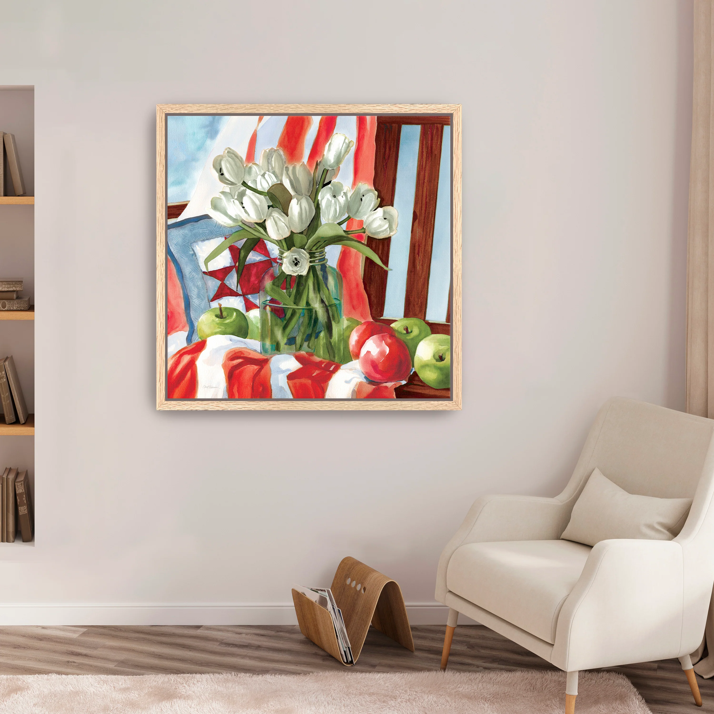 July Tulips Canvas Giclee
