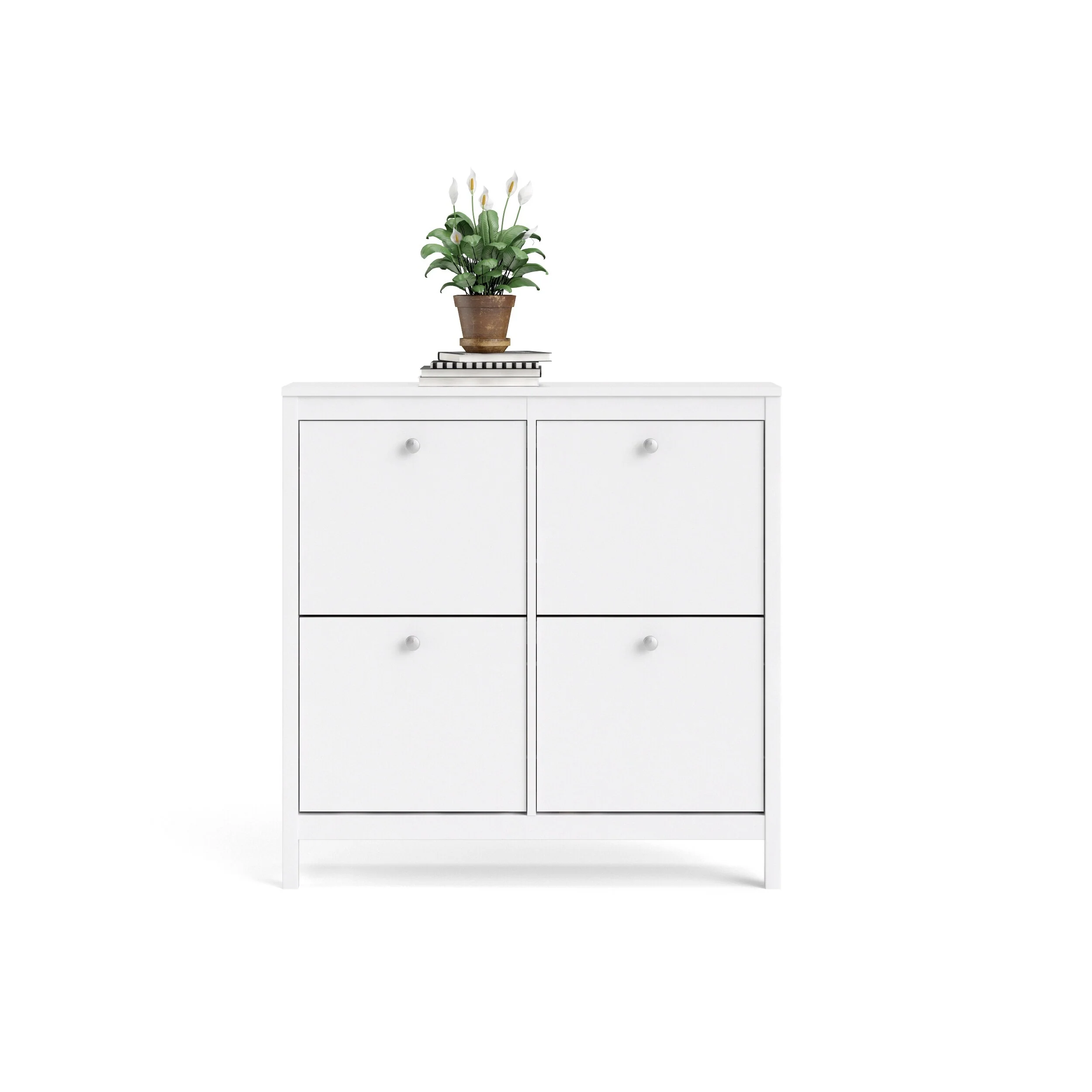 Porch & Den Madrid 4-Drawer Shoe Cabinet
