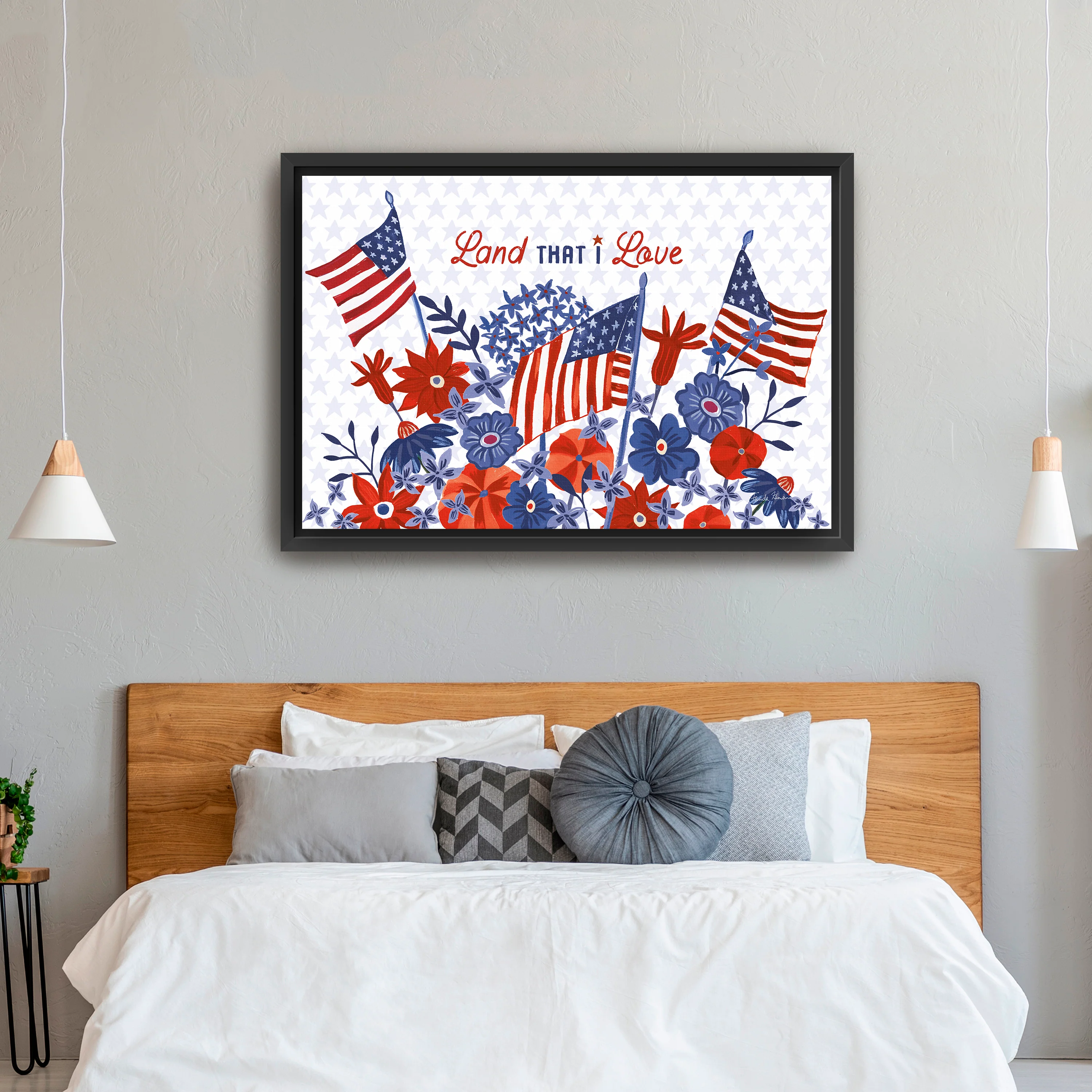 America the Beautiful I Canvas Giclee