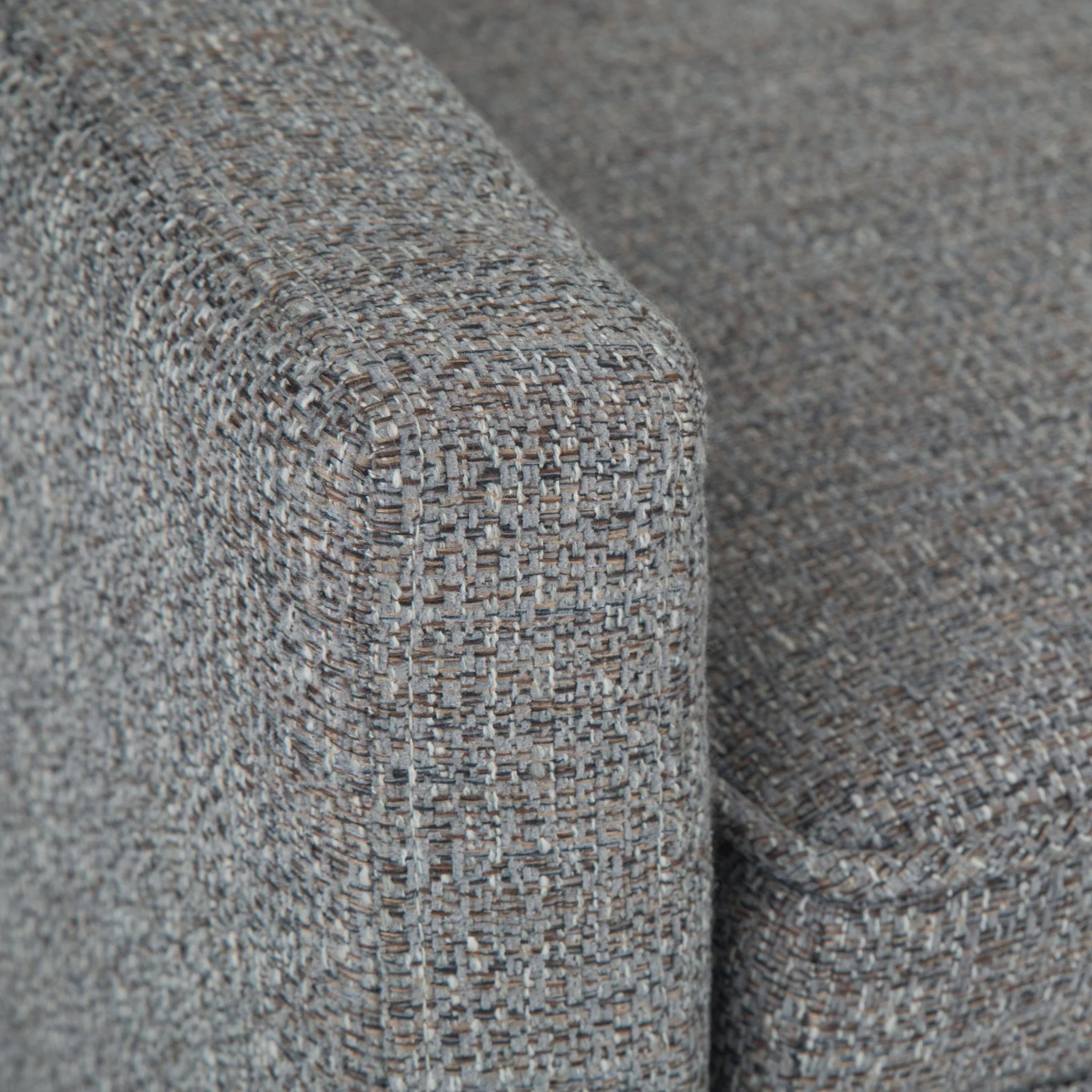 Wave Upholstered Bench with Low Back and Swooped Arms