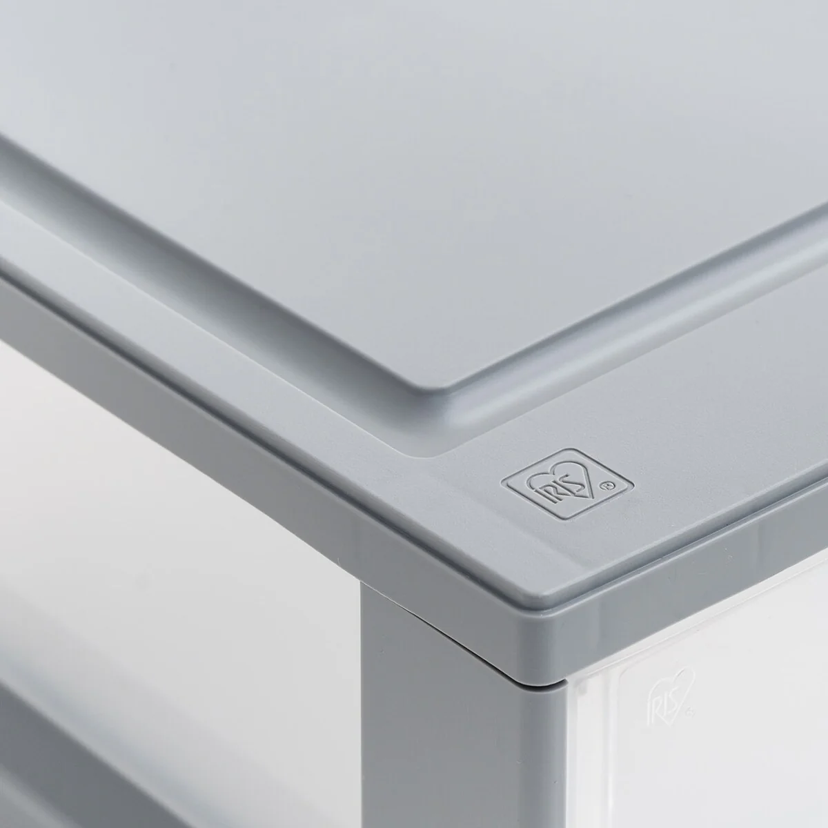 IRIS USA® Stacking Drawer 14.5 Qt - Gray - Set of 4