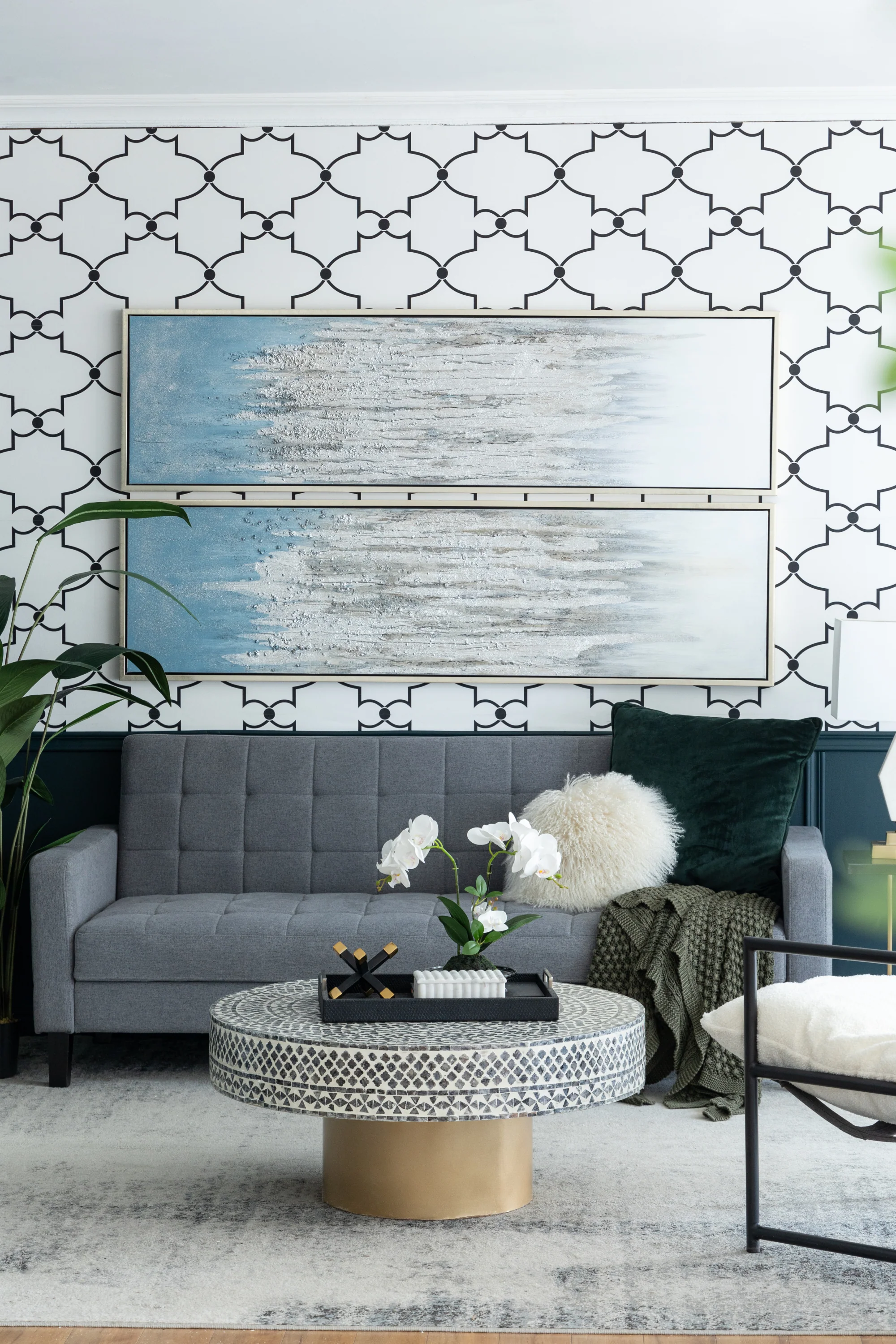 Dhalia Ombre Wall Art