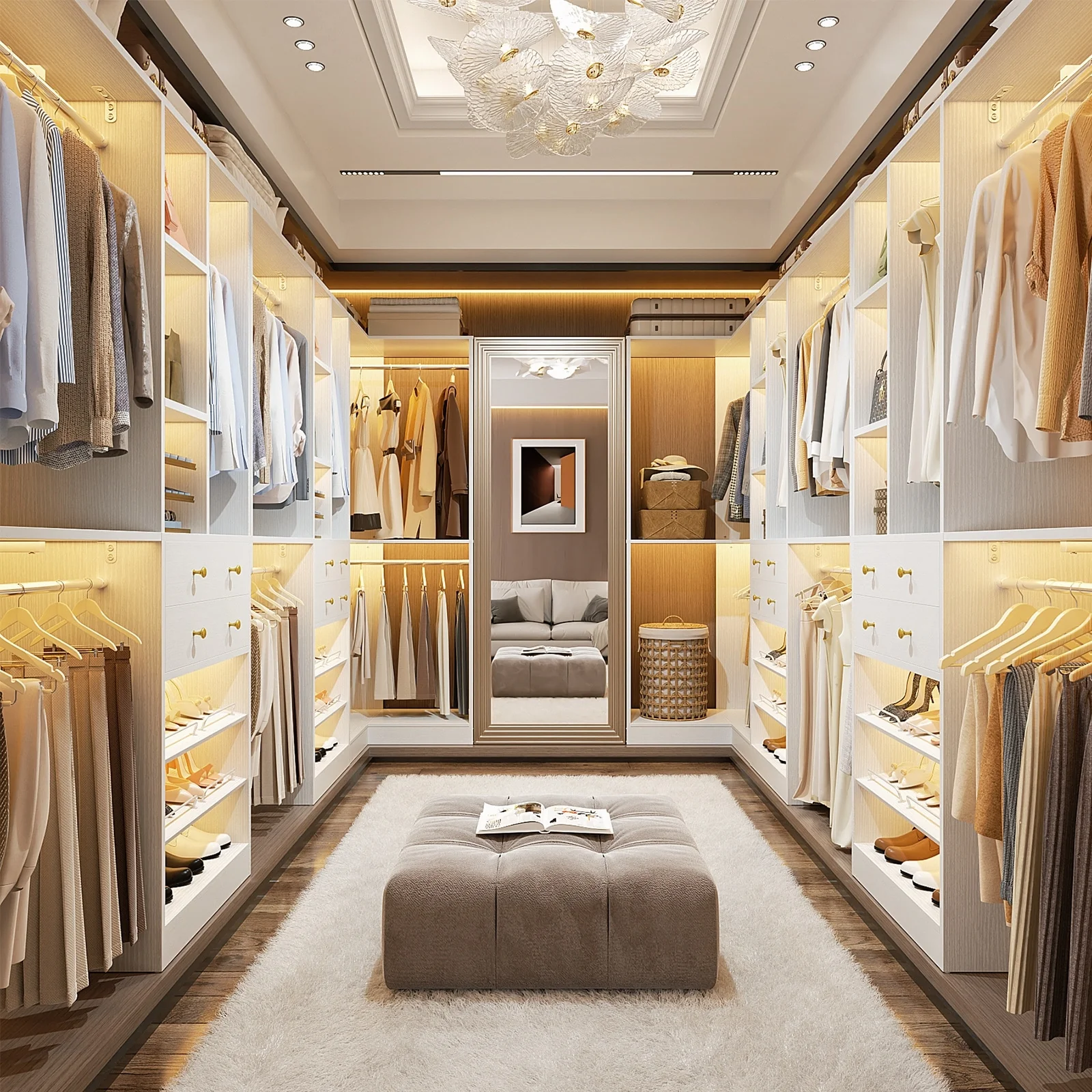 5FT Small Closet System with Drawers, 60