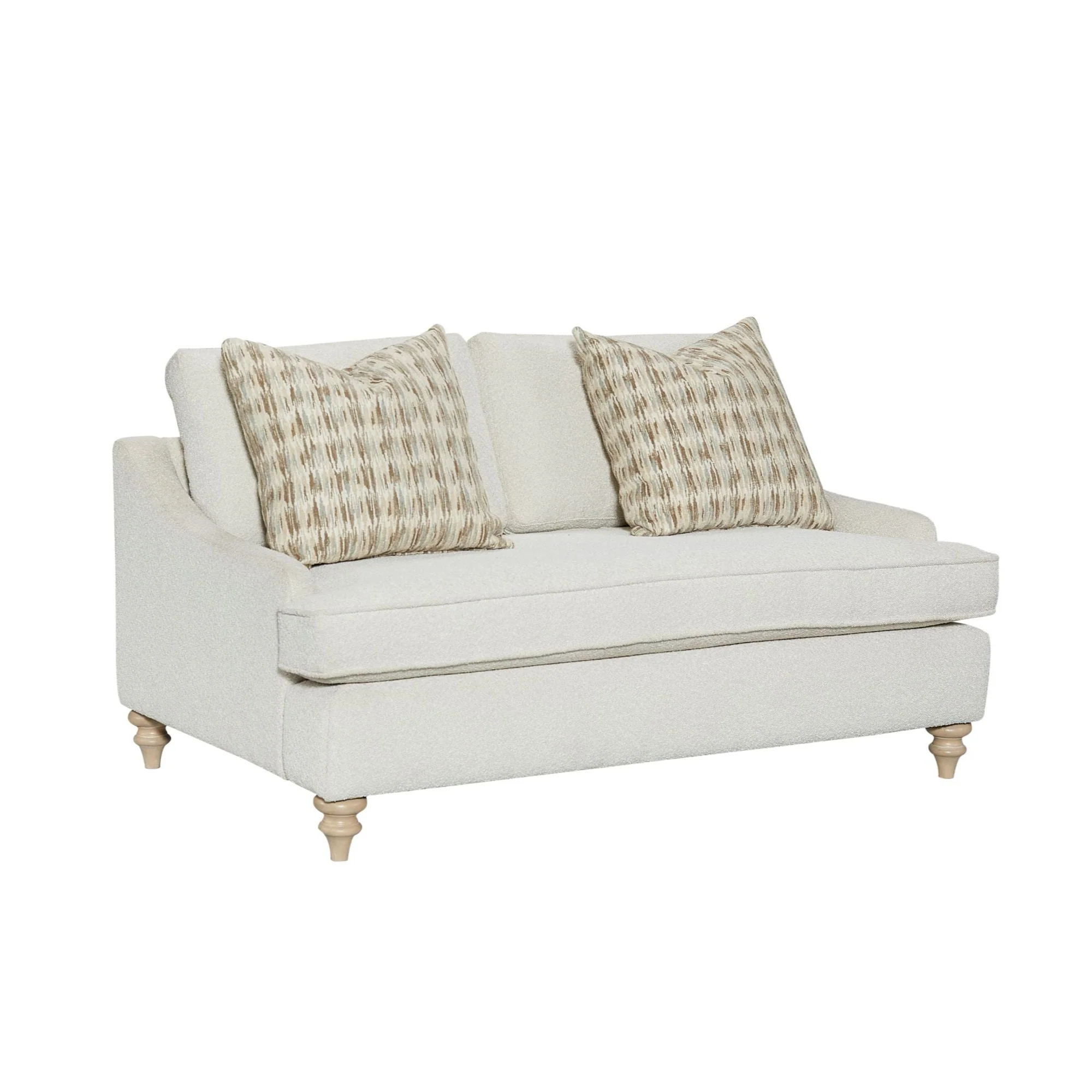 Loveseat Reversable Cushion with 2 Pillows