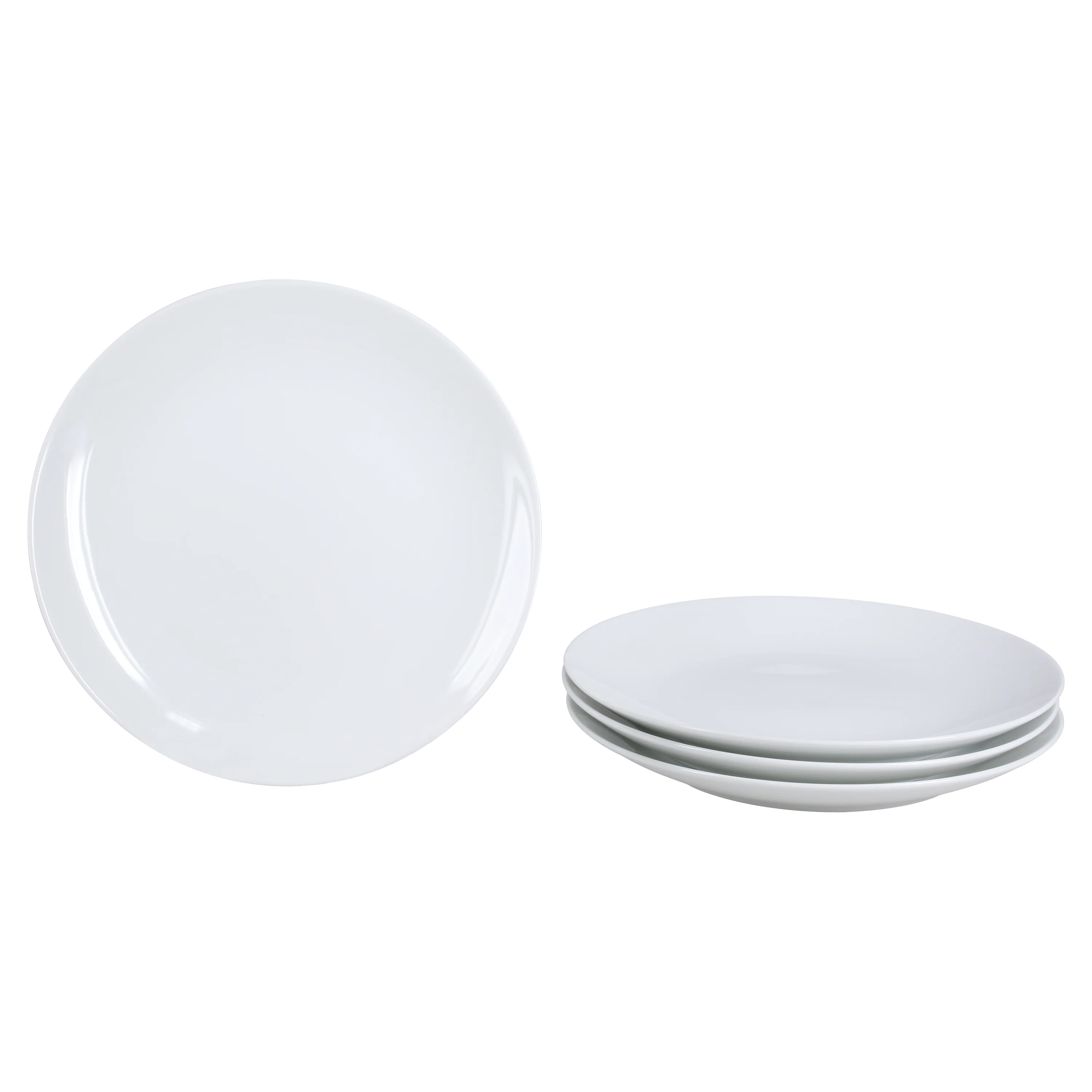 Coupe Shaped Salad  Plates 4 Piece set