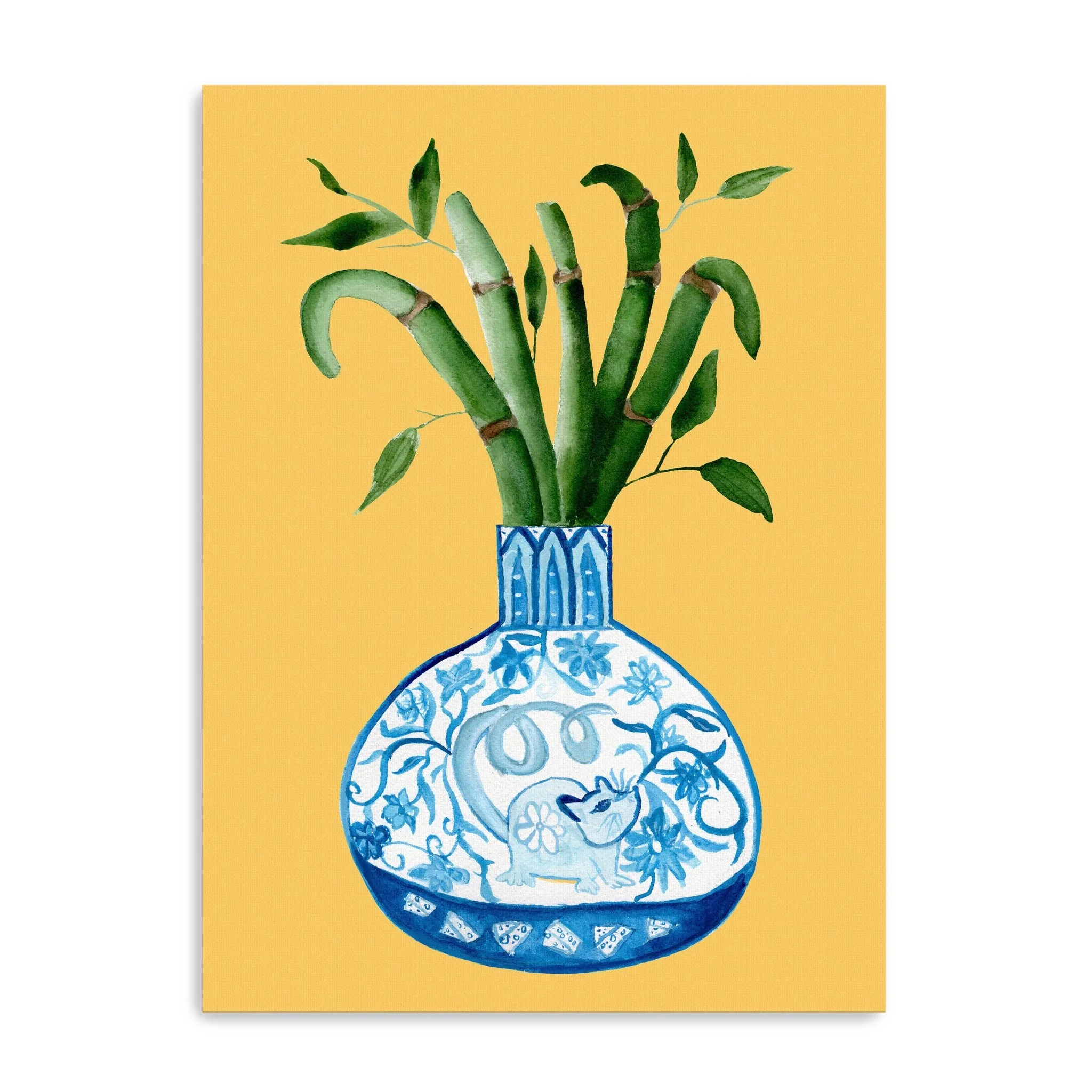 Year of the Rat Canvas Giclee Wall Art