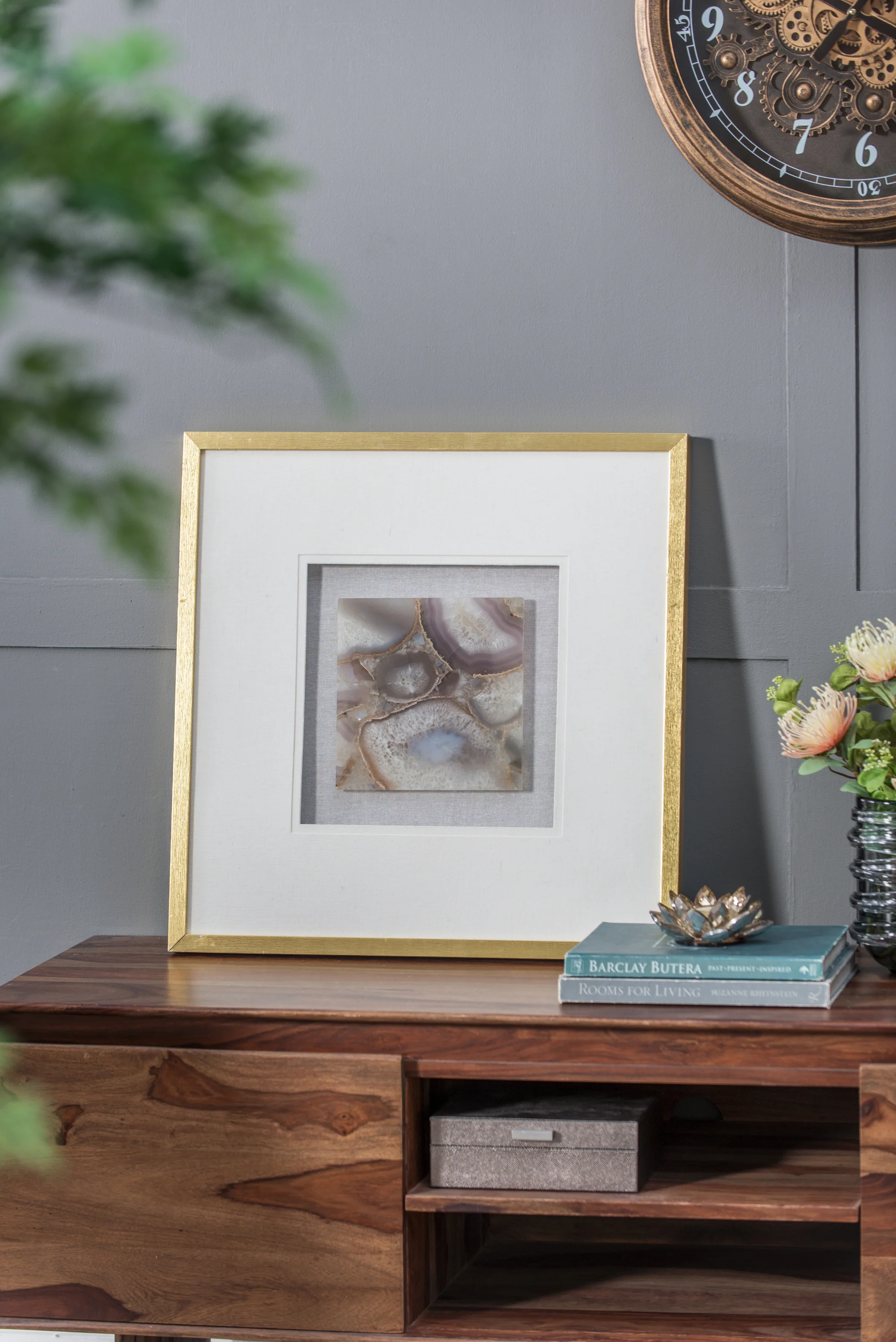 Remi Agate Shadow Box Wall Art