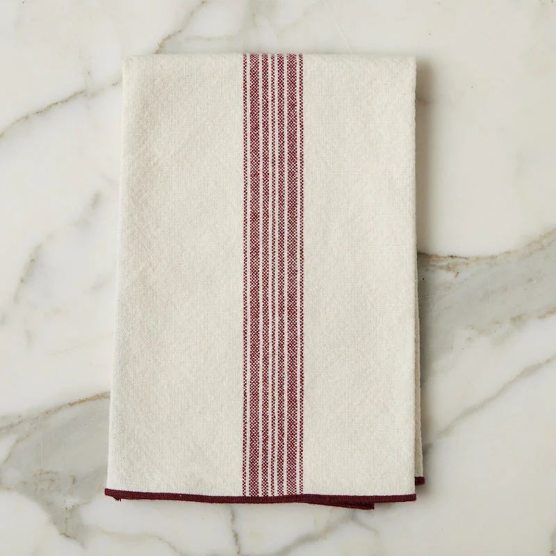 Vintage Stripe Dinner Napkins, Set of 4