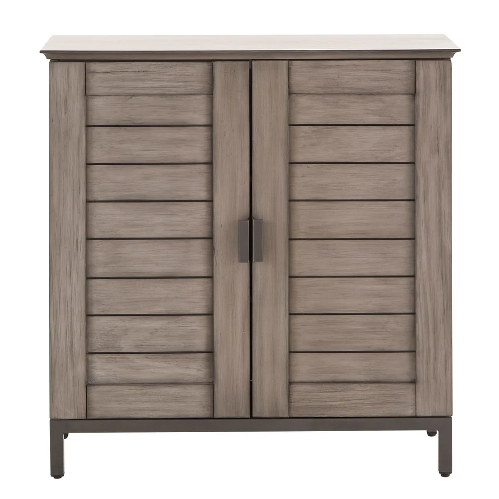 Duke Grey Finish Shoe Storage Cabinet by iNSPIRE Q Classic