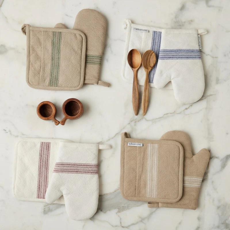 Vintage Stripe Pot Holder, Set of 2