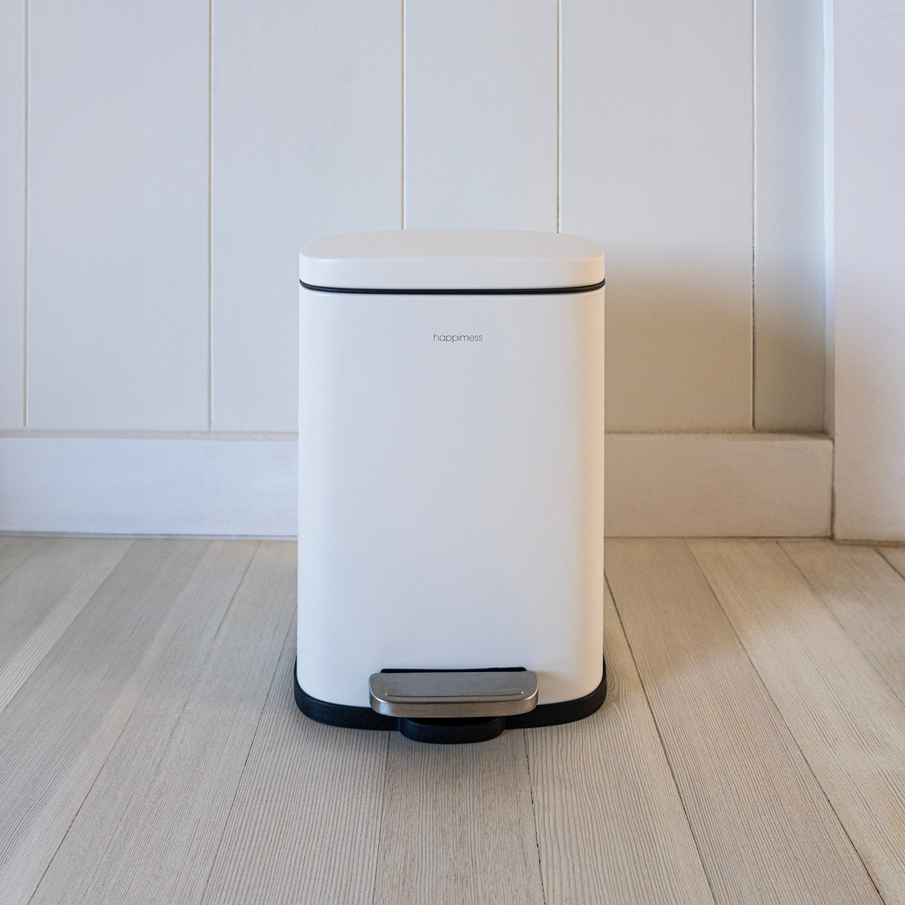 happimess 13-Gallon Trash Can with Soft-Close Lid and FREE Mini Trash Can