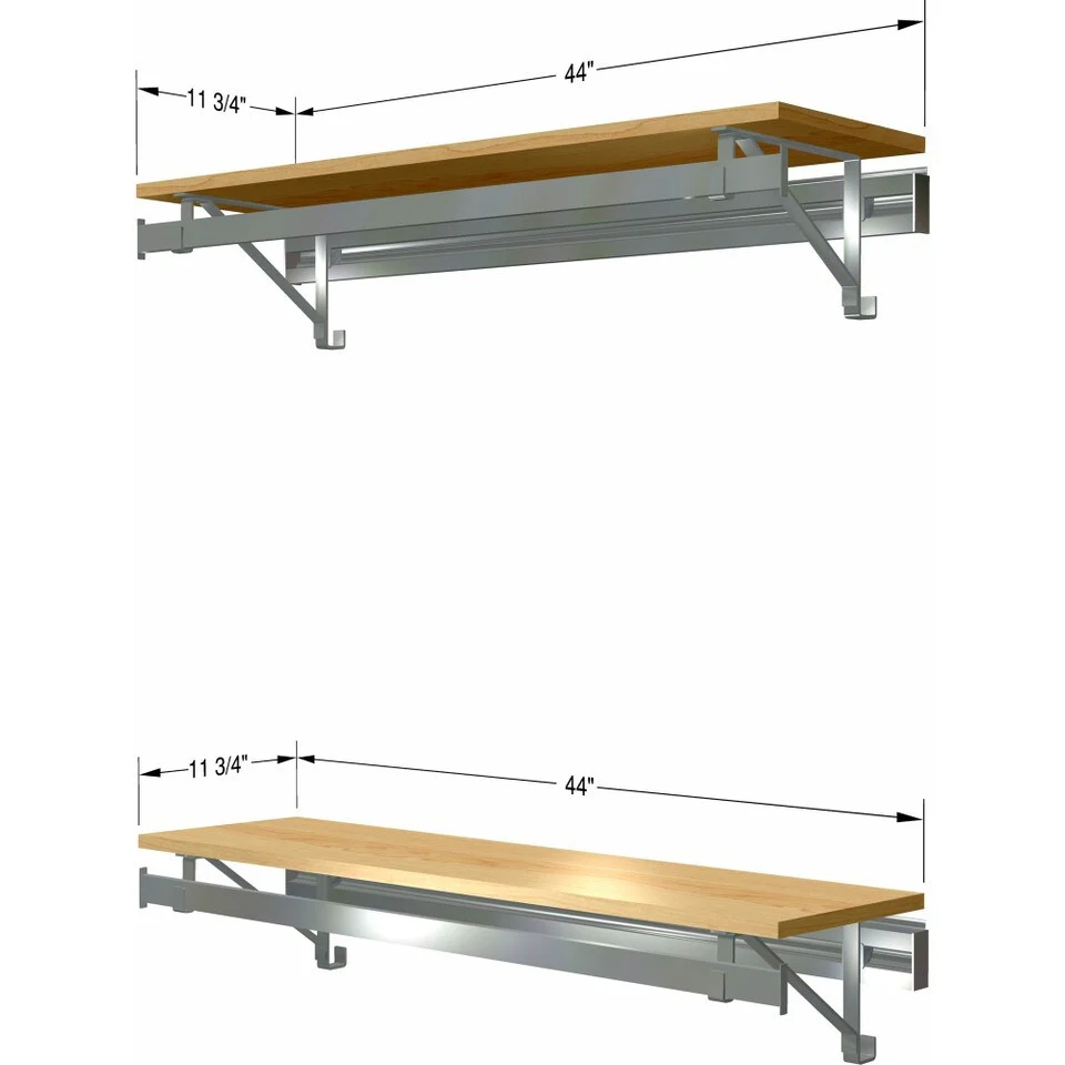 arrange a SPACE RCMBX Double Shelf-Hang Closet System
