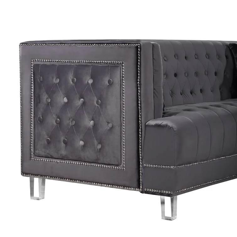 Laszlo 64'' Velvet Loveseat