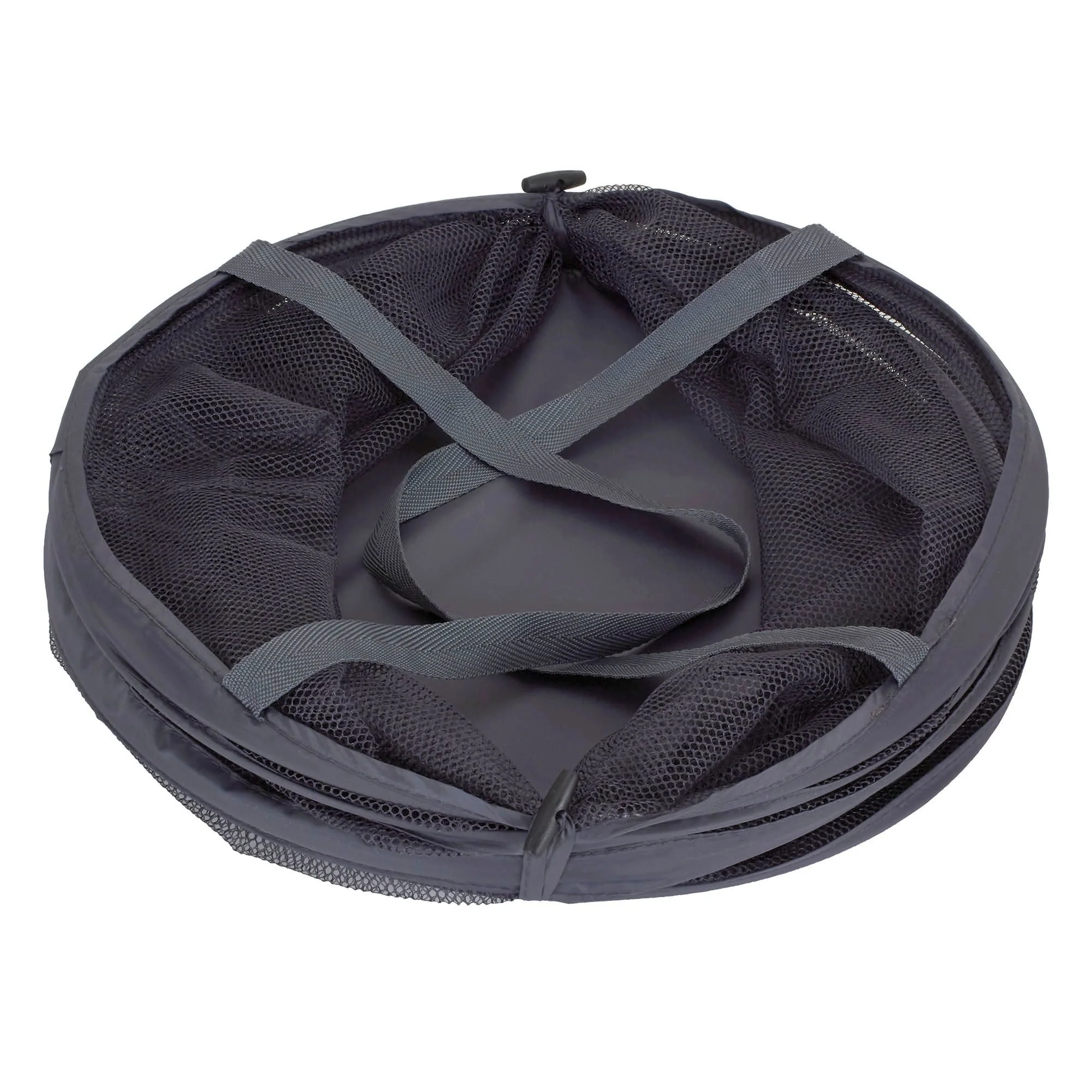 Household Essentials Pop-Up Mesh Laundry Hamper, Charcoal