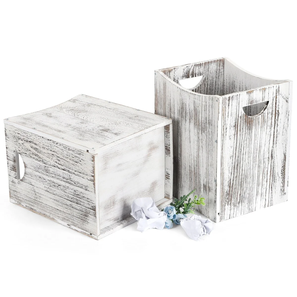 Wood Trash Can 5.3 Gallon