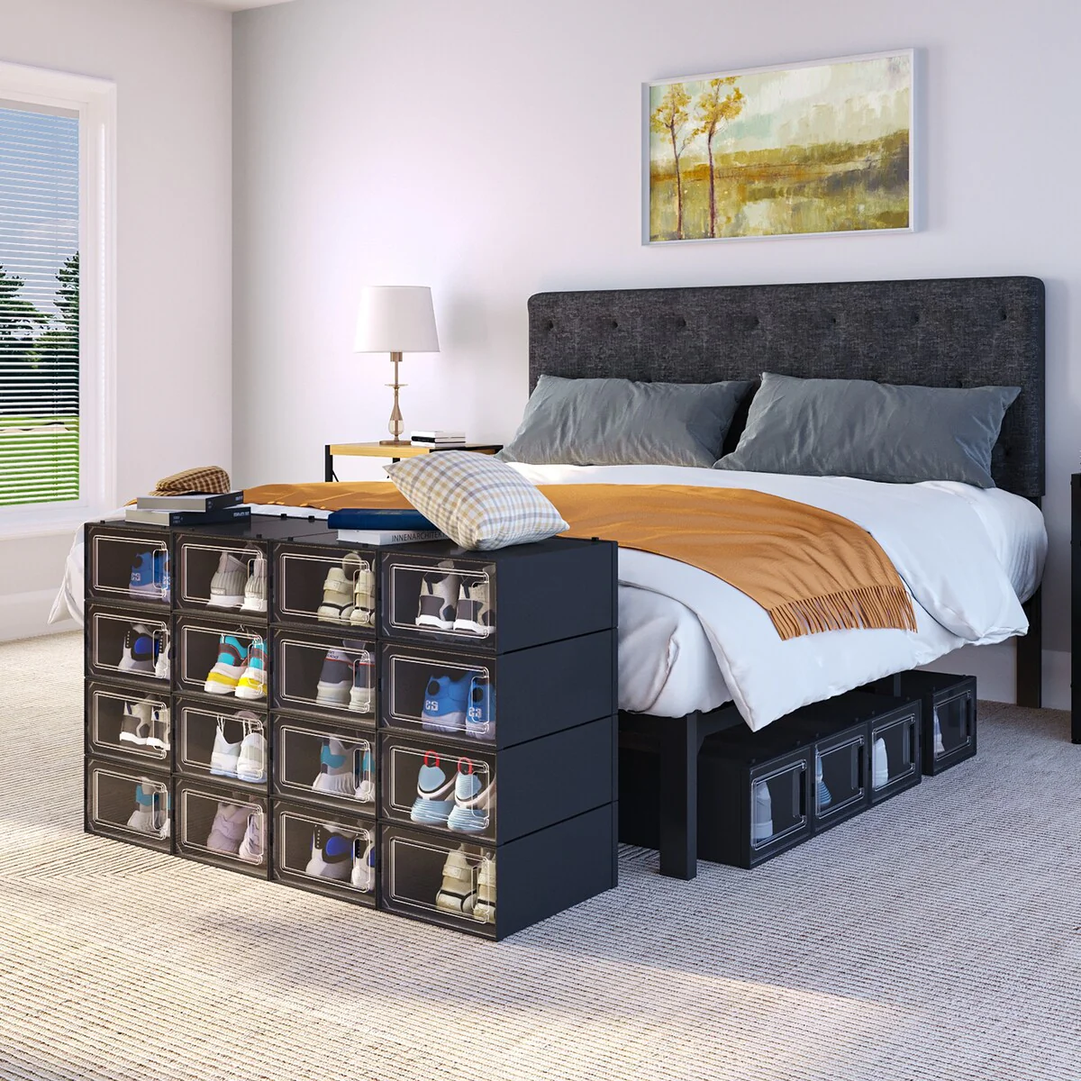 Modern Stackable Shoe Storage Box