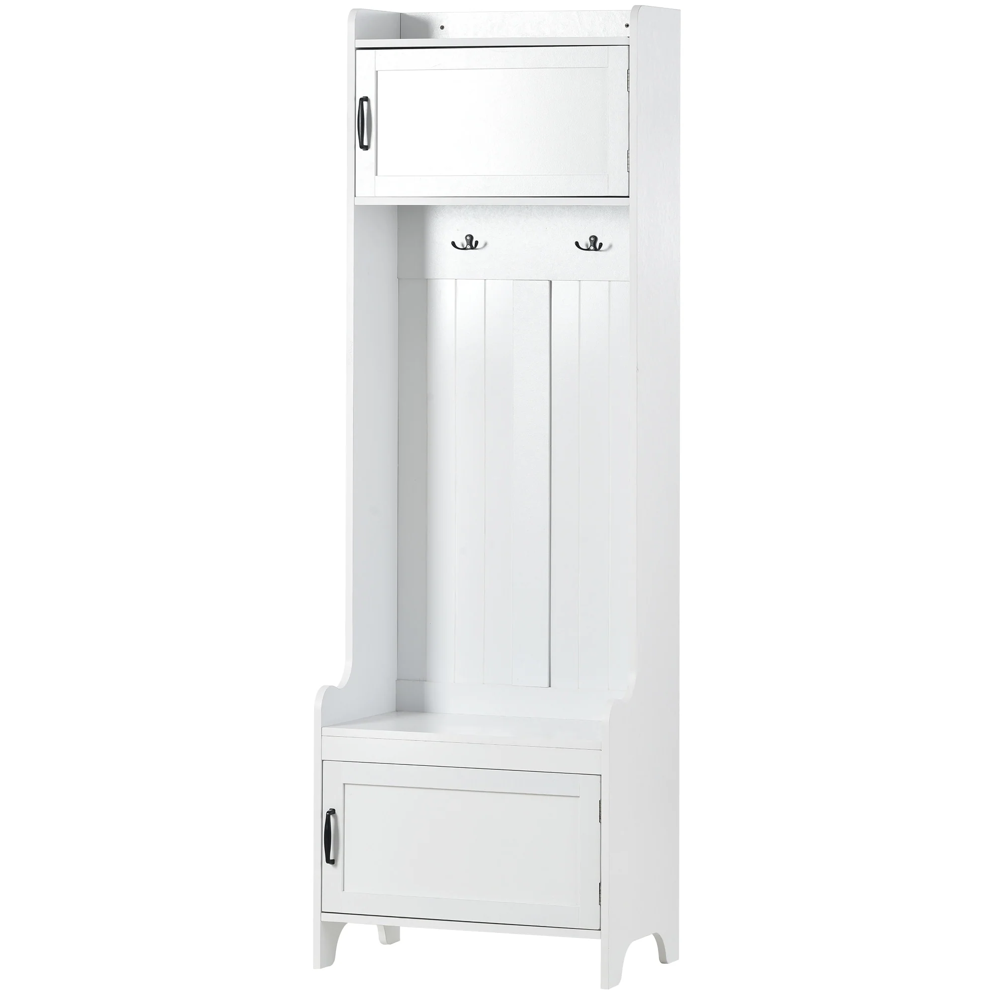 Entryway Bench Hall Tree with Ample Storage Drawer - N/A