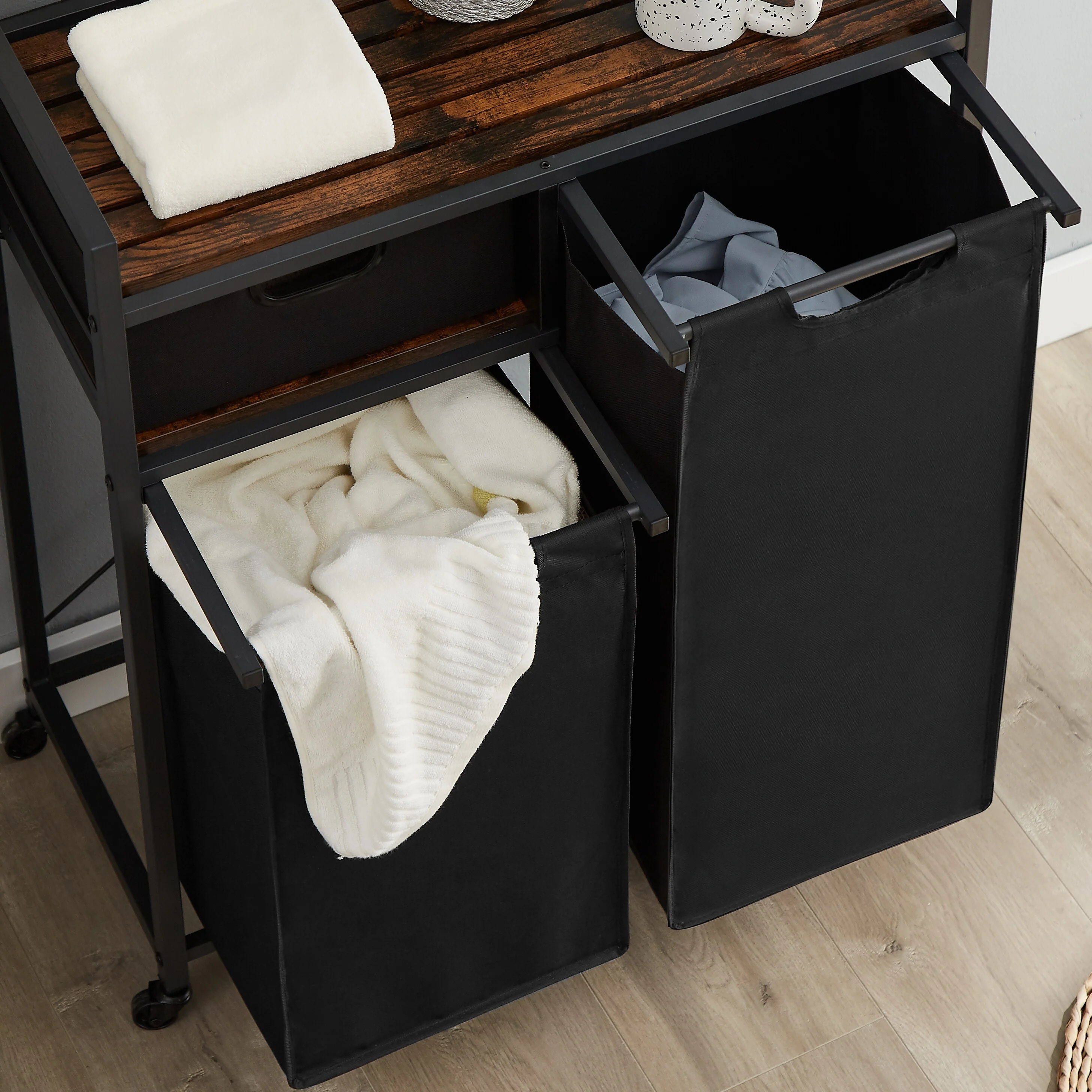 Multifunctional Laundry Basket, Laundry Hamper with Sturdy Material and Unique Storage Functionality