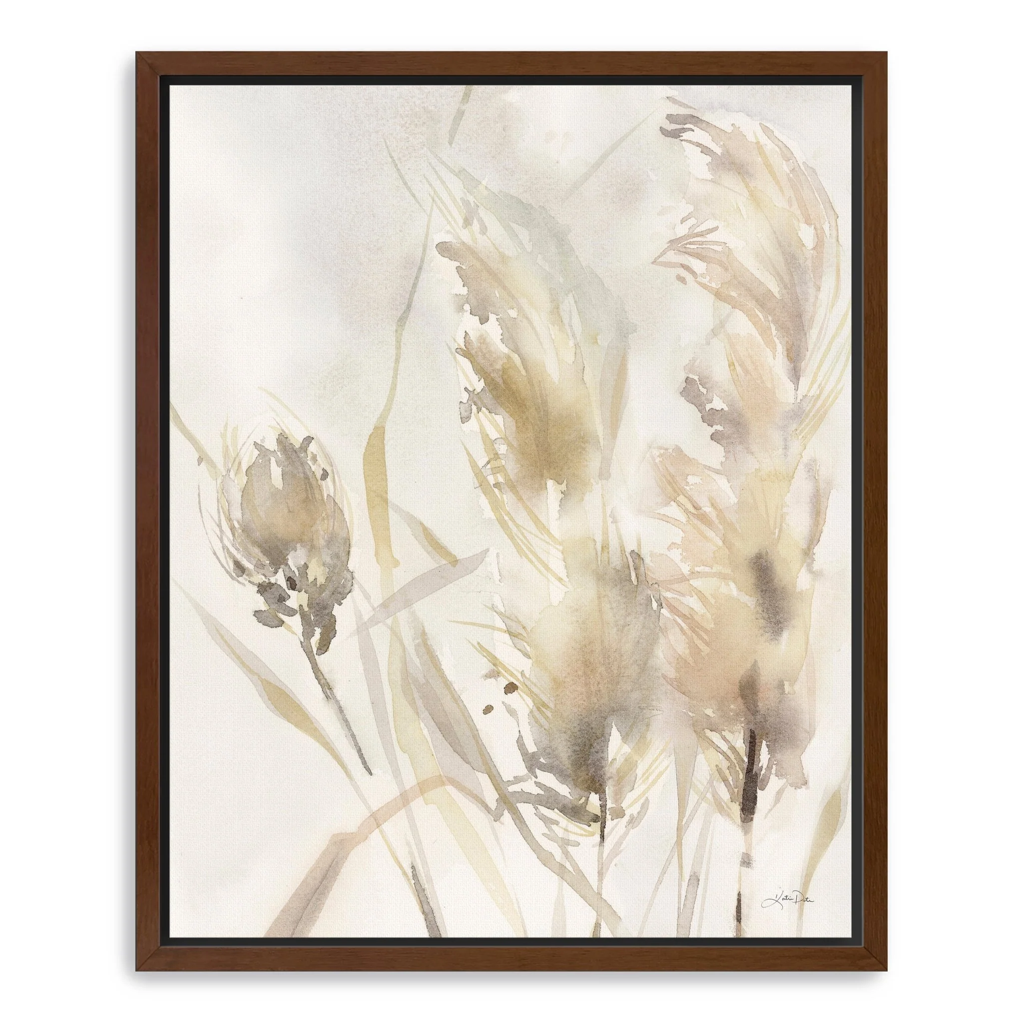 Light Grasses III Canvas Giclee Wall Art