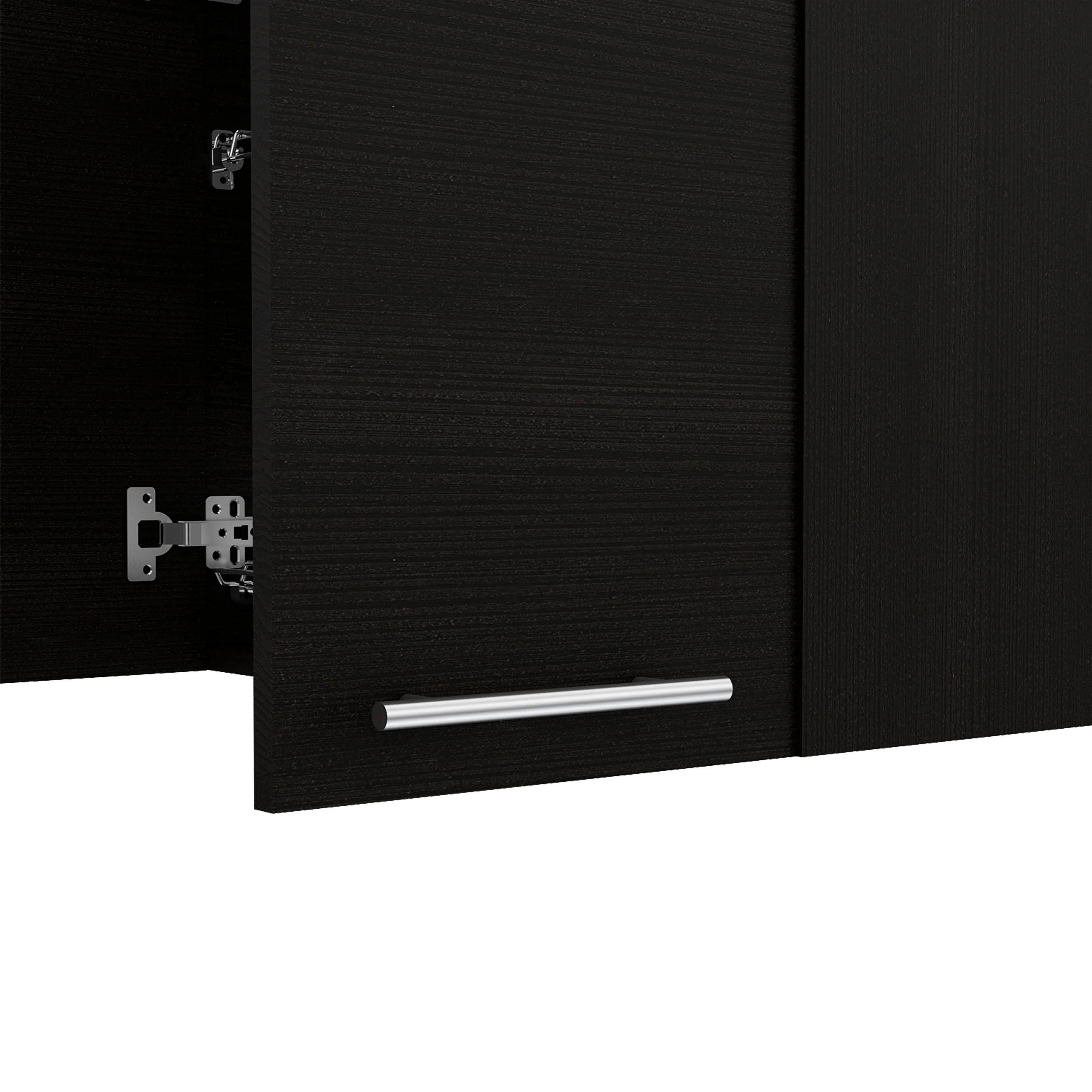 FM Furniture Sitka Wall Cabinet, Two Spacious Divisions