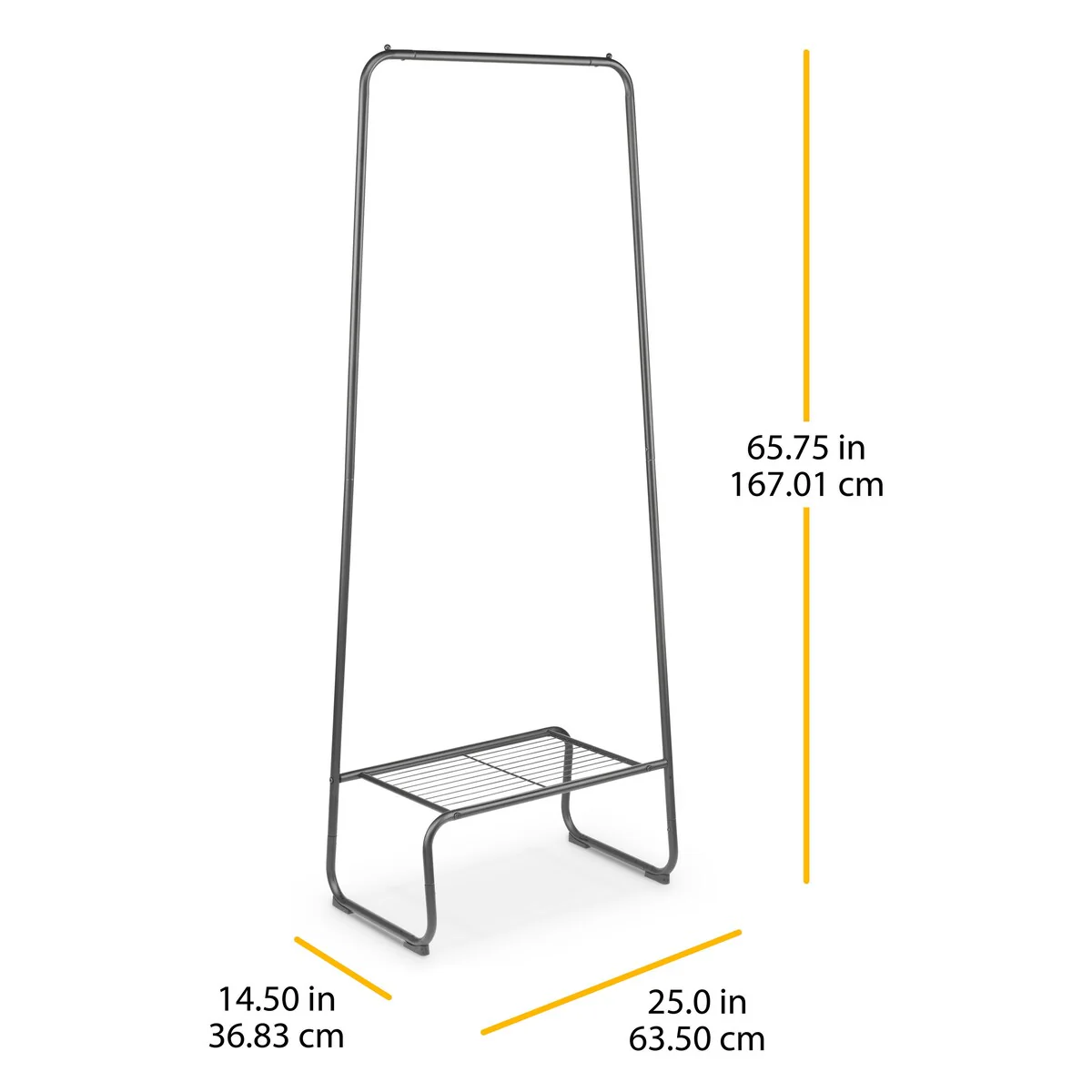 Whitmor Garment Rack with Shelf