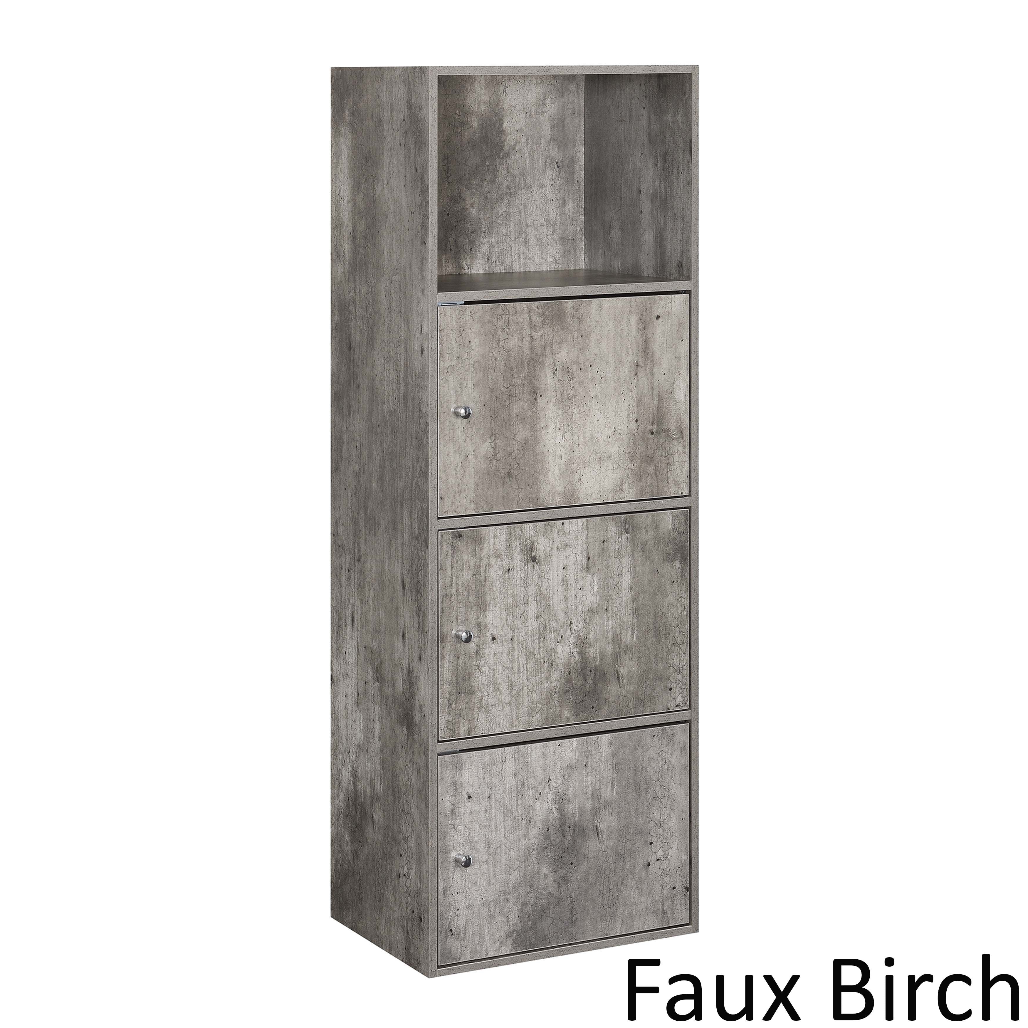 Convenience Concepts Xtra Storage 3 Door Cabinet with Shelf