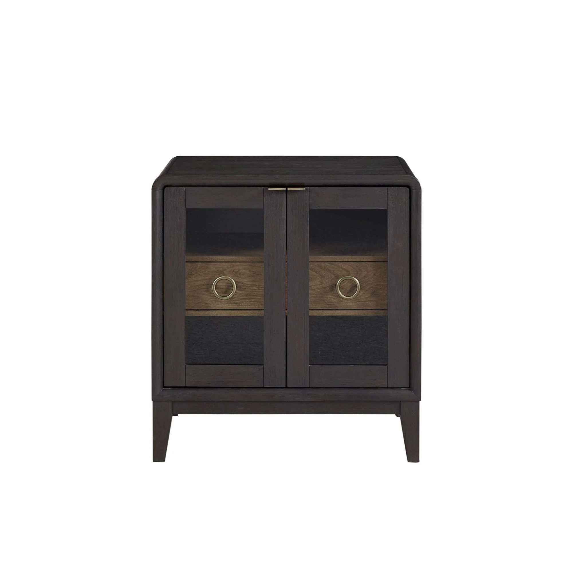 Glass Door Nightstand