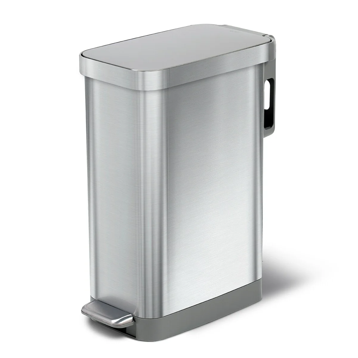 Glad Slim Stainless Steel Step Trash Can