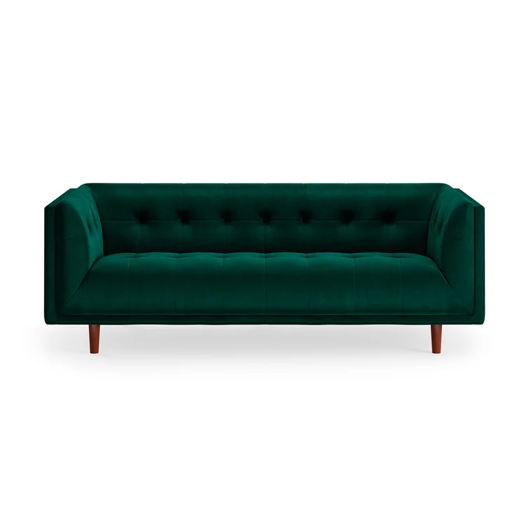 George 82'' Velvet Sofa