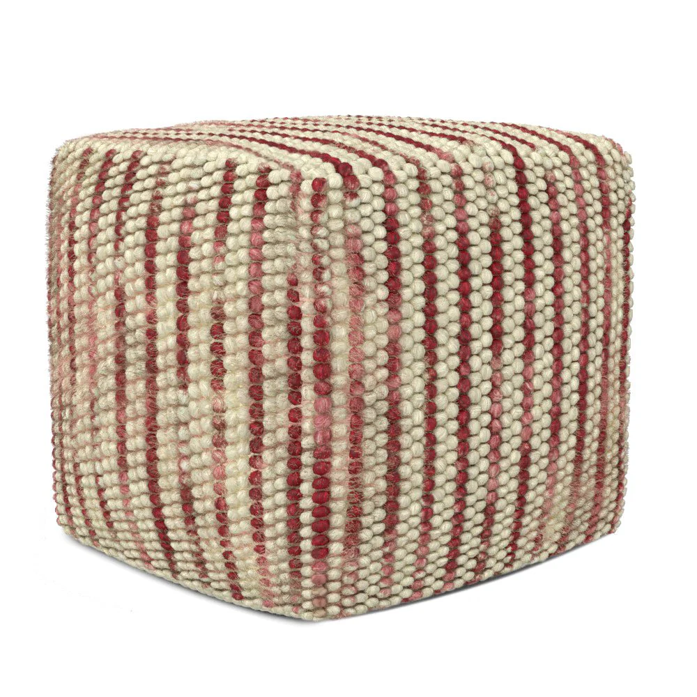 Enigmosis Weave Cube Pouf with Zipper