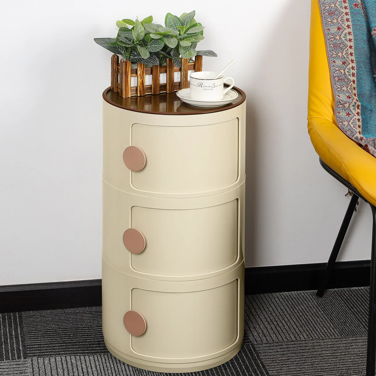 ABS Multifunction Storage Table Stackable Detachable Organizer