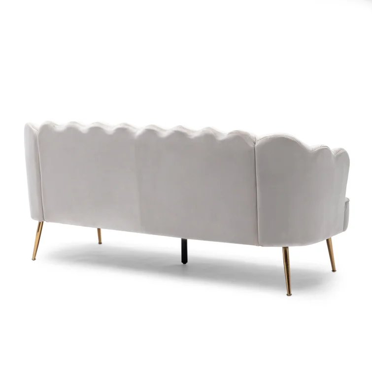 Conesha 76.25'' Velvet Sofa