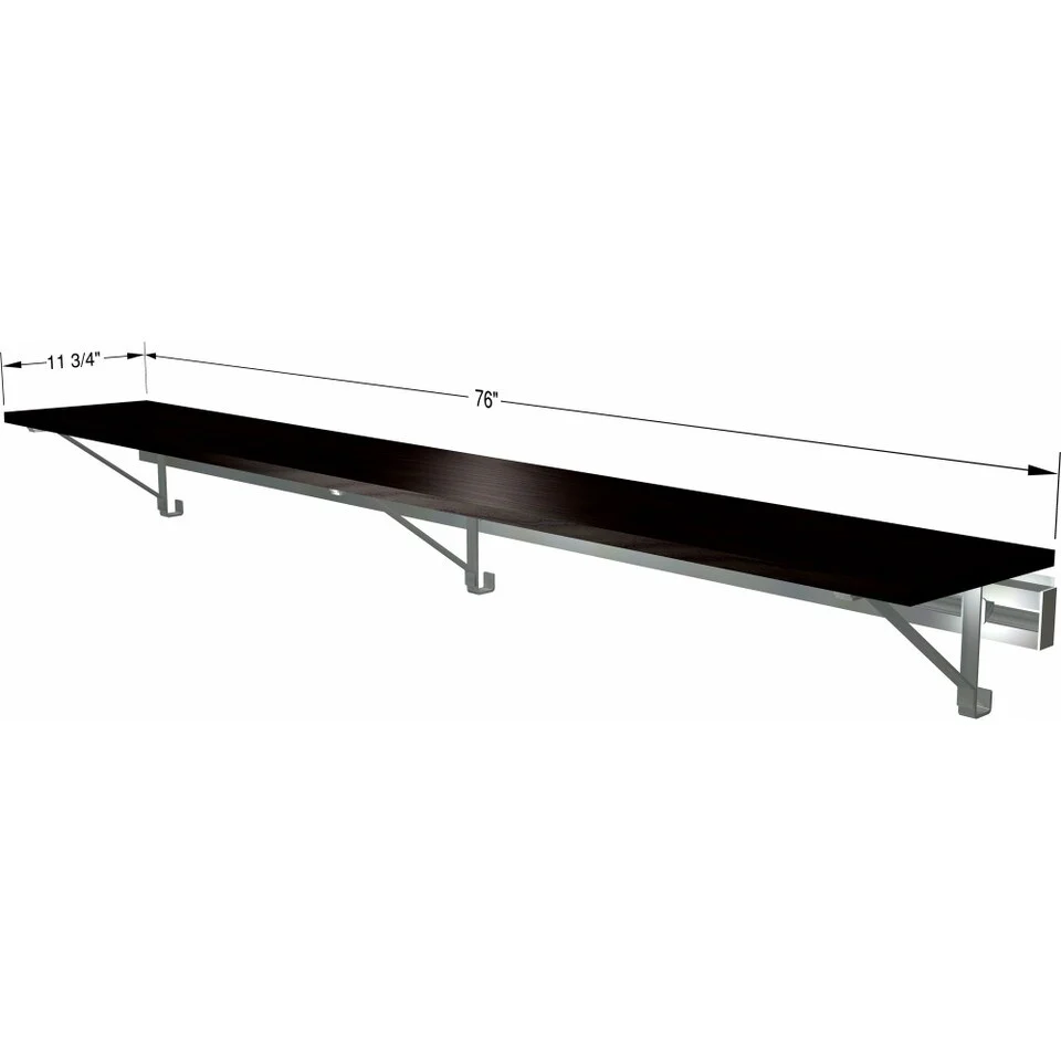arrange a SPACE RCSS12 Single Wall Mounted Shelf (SHELF ONLY - no hang)
