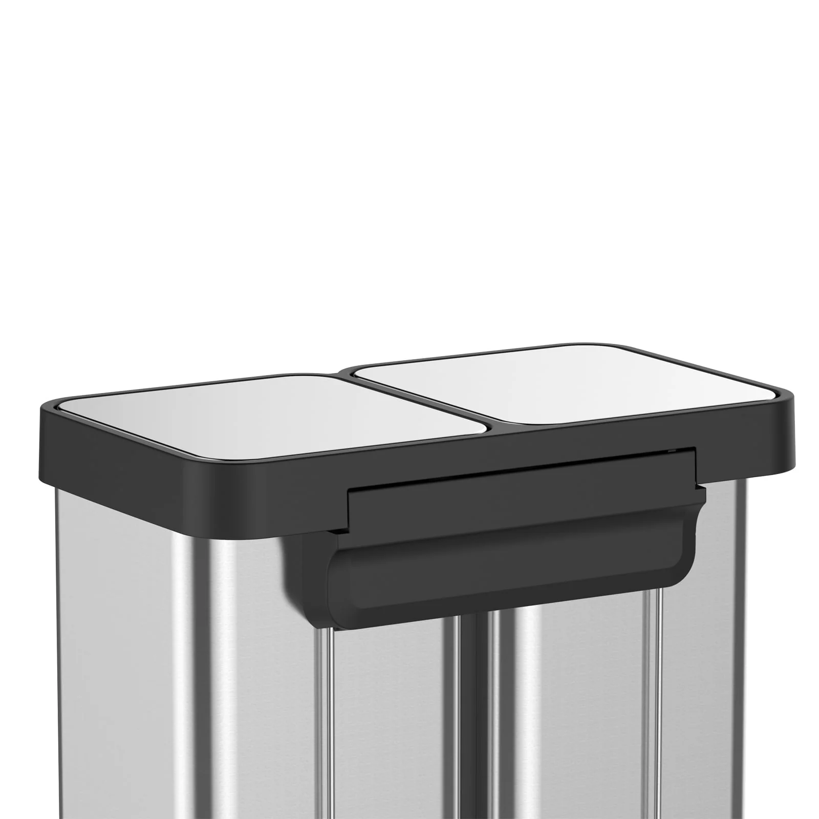 Stainless Steel Dual Trash Can, 2 Pedal