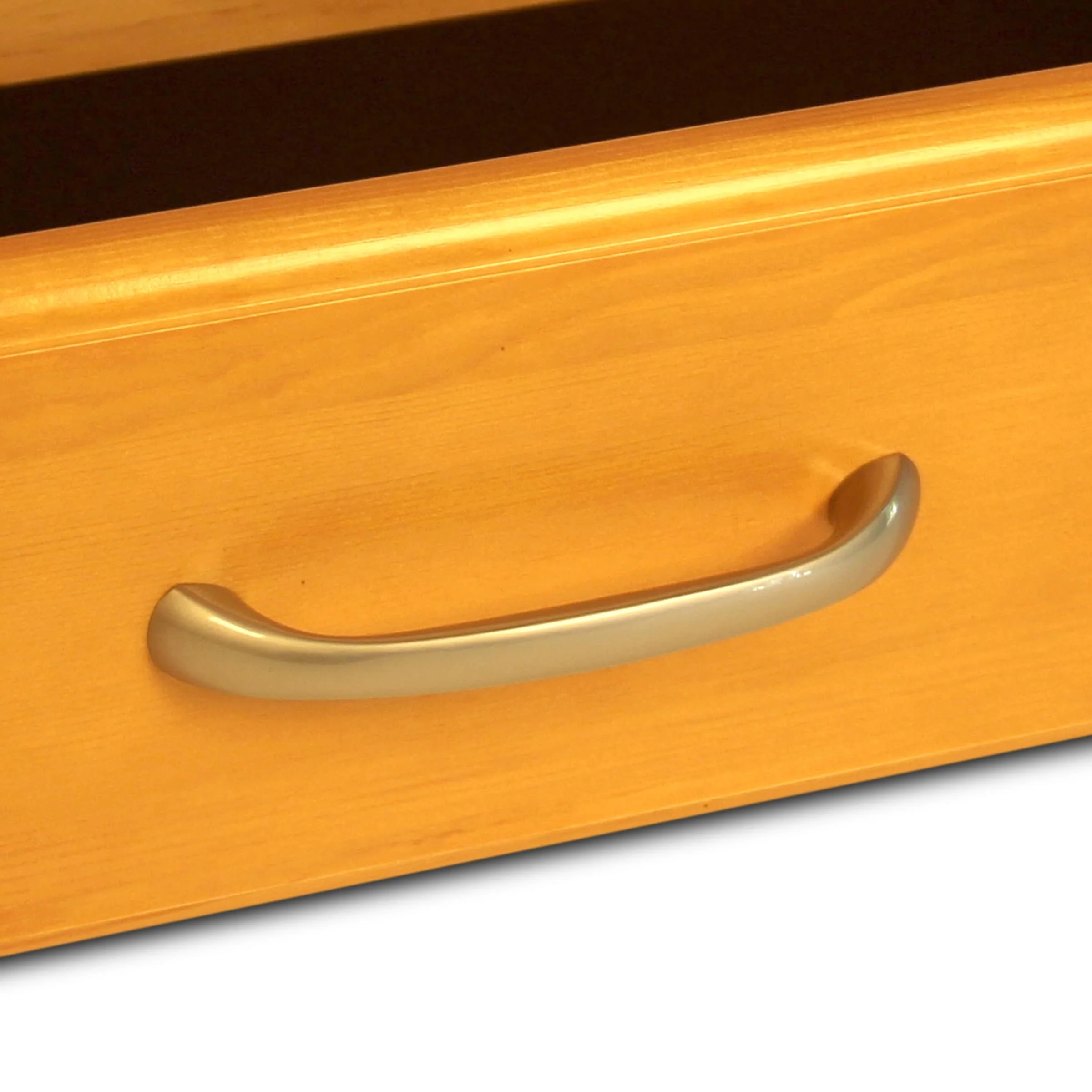 John Louis Home Solid Wood Reach-In Closet System with 5-Drawers and Doors Honey Maple