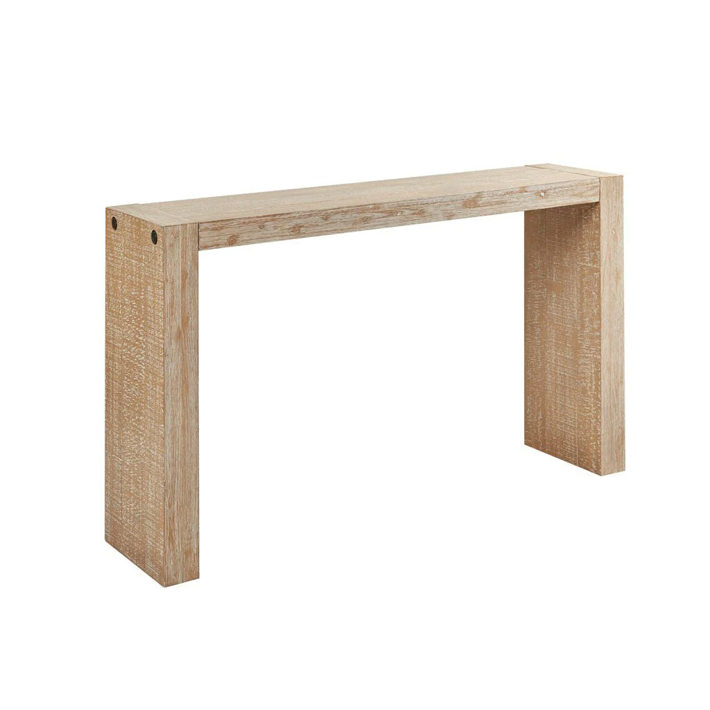 Console Table with Rectangular Tabletop and Wood Frame