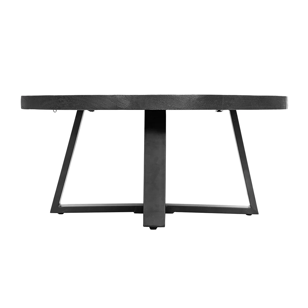 Round Coffee Table, Black