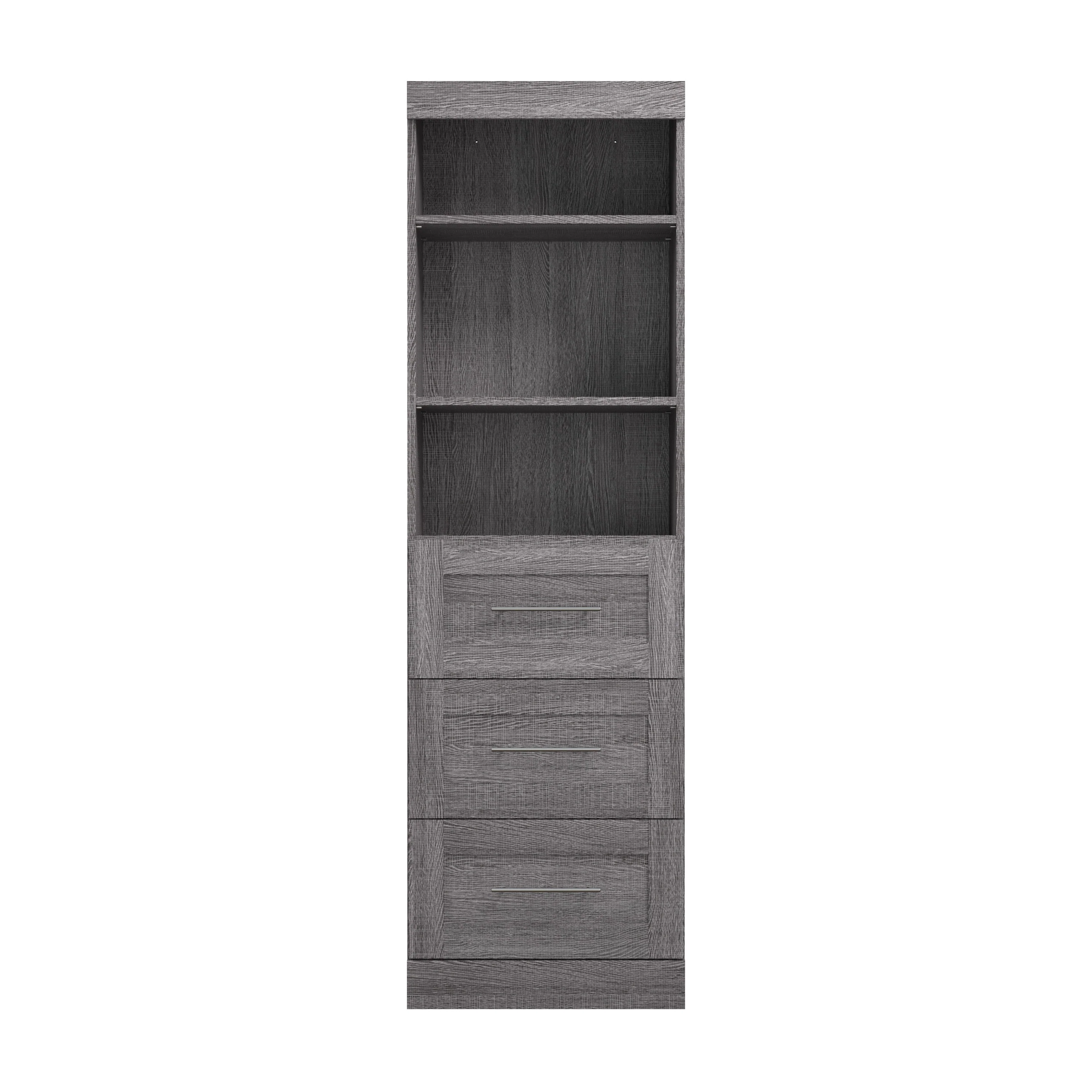 Pur 25W Closet Organizer with Drawers by Bestar