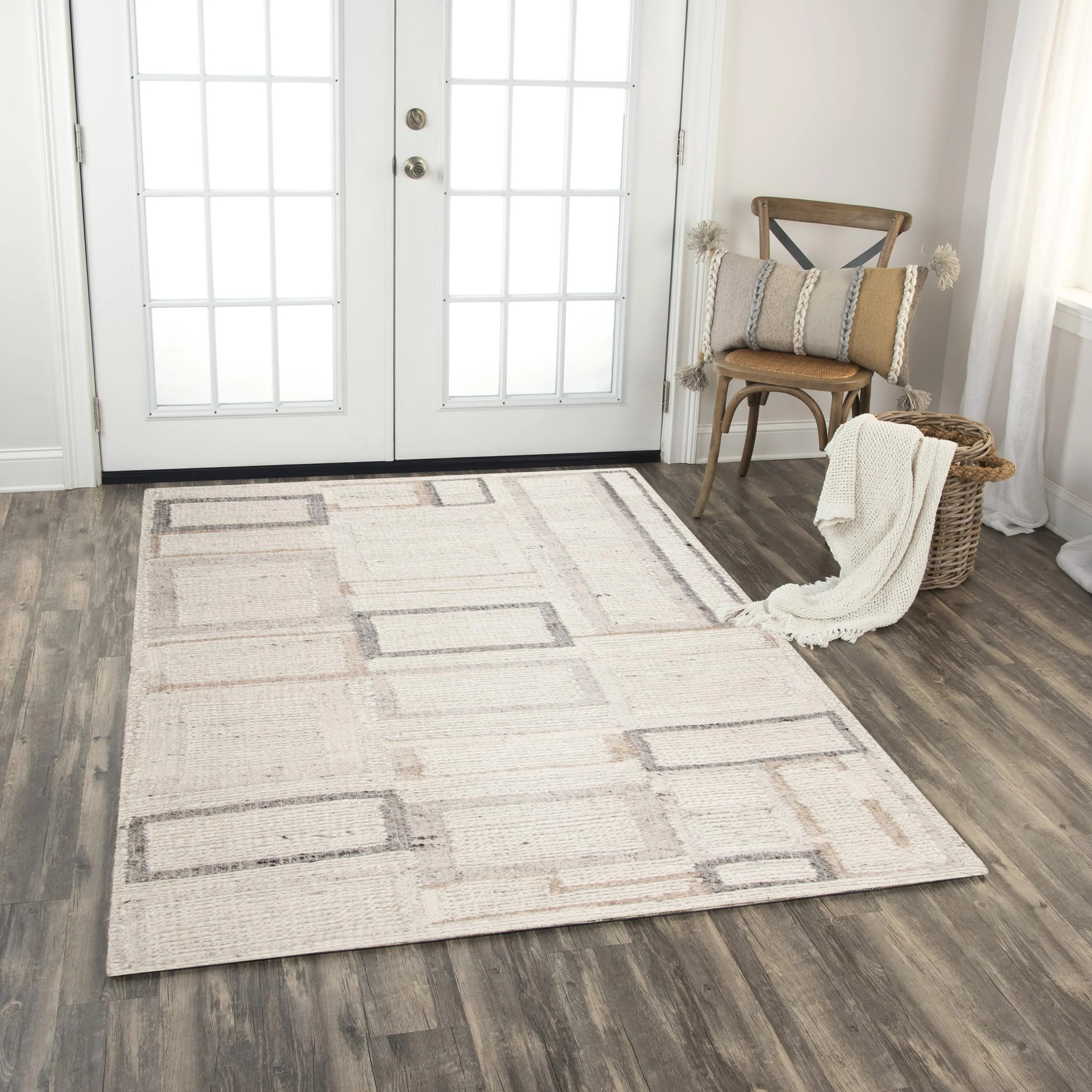 Verve Hand Woven Geometric Area Rug