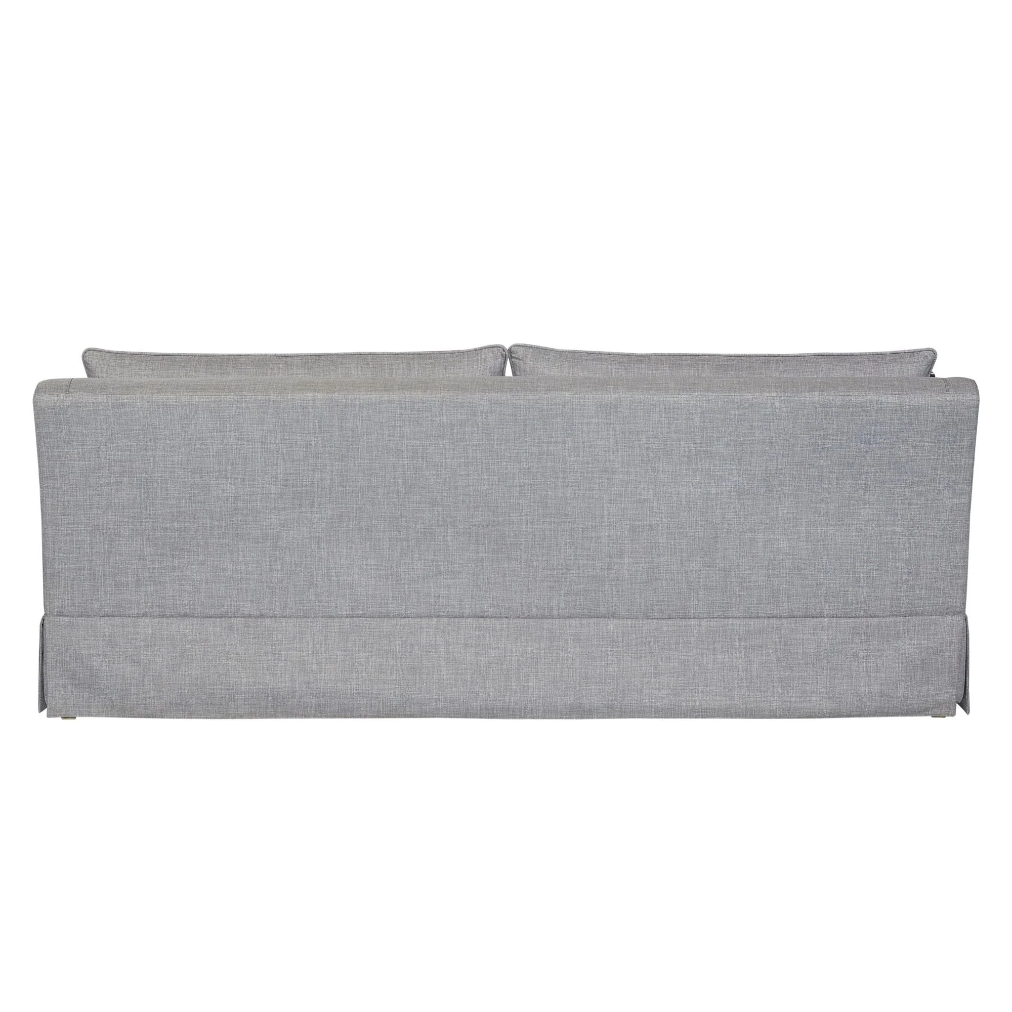 Sofa with Skirt and Reversable Cushions and 2 Pillows