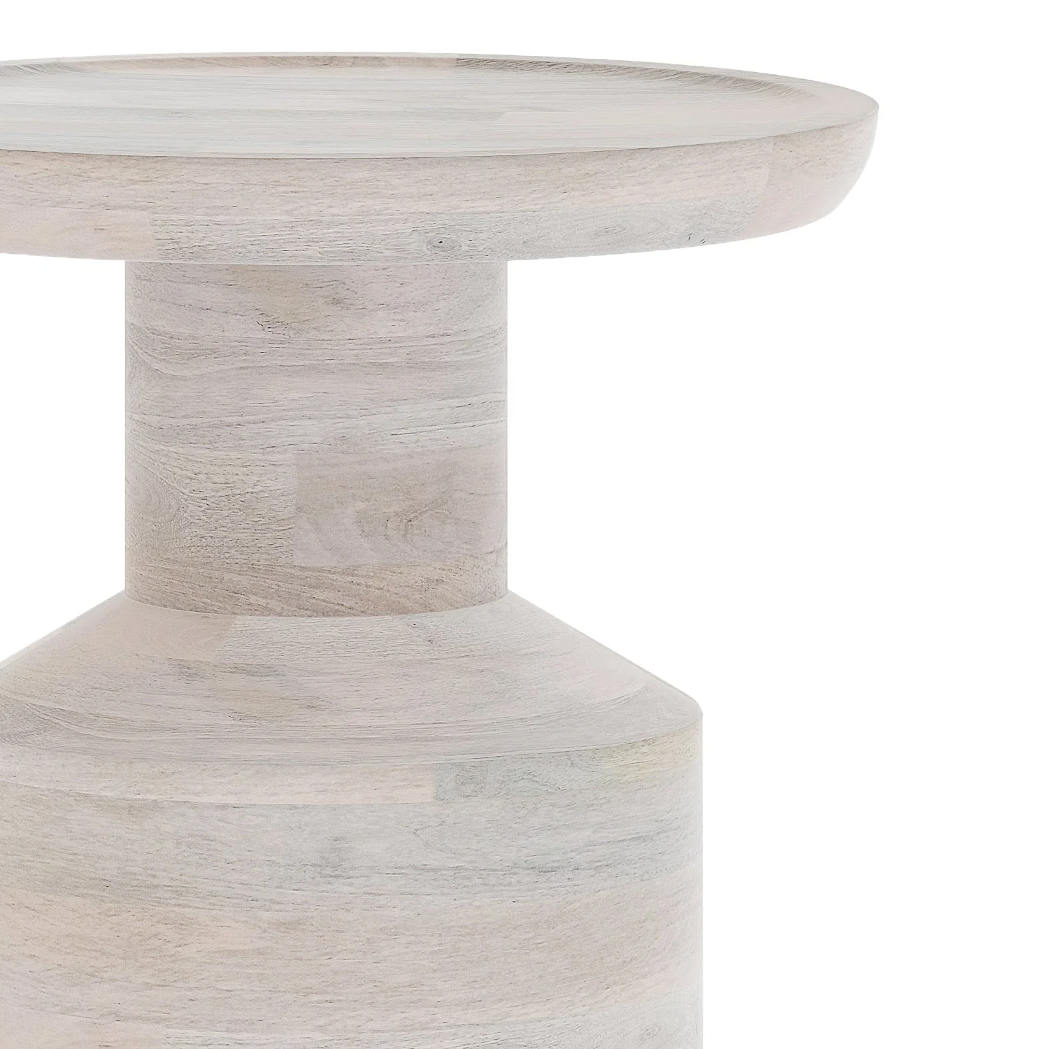 Focus Wooden Accent Table with Round Top