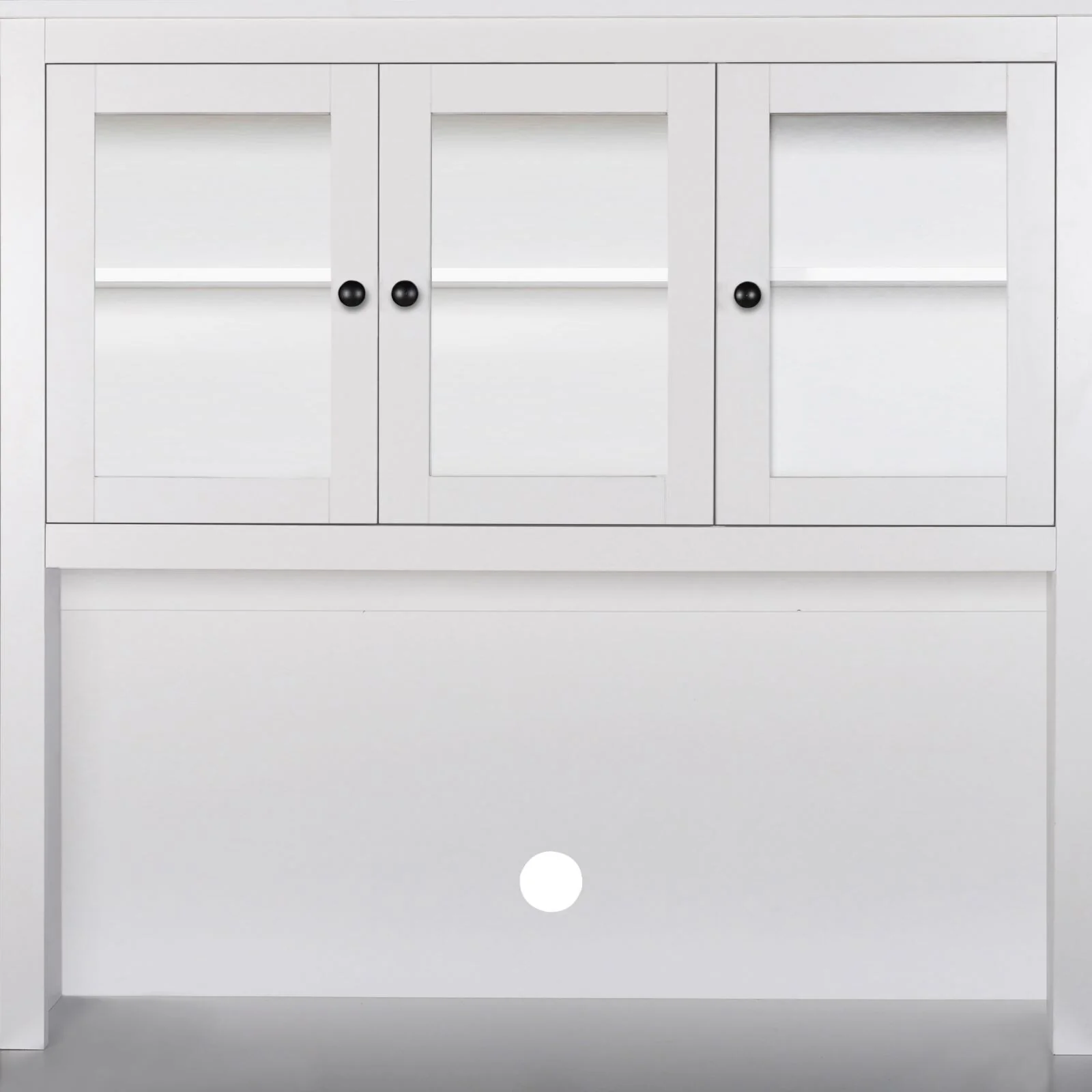 VEIKOUS Pantry Kitchen Cabinet Storage with Microwave Stand and 3 Adjustable Shelves
