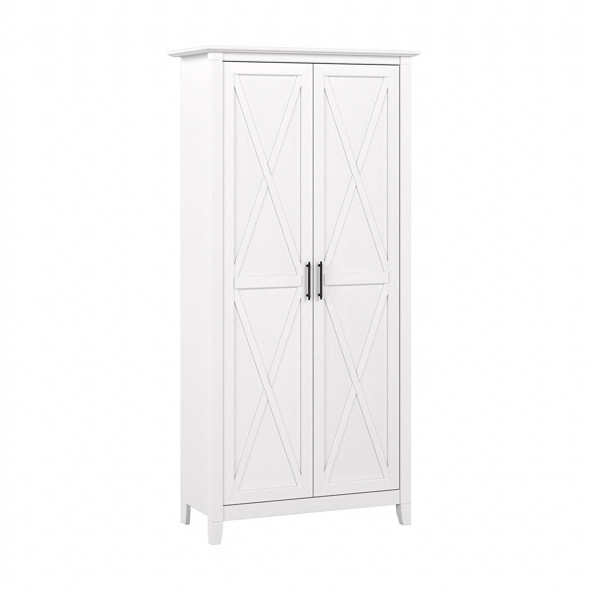 Key West Tall Kitchen Pantry Cabinet with Doors by Bush Furniture