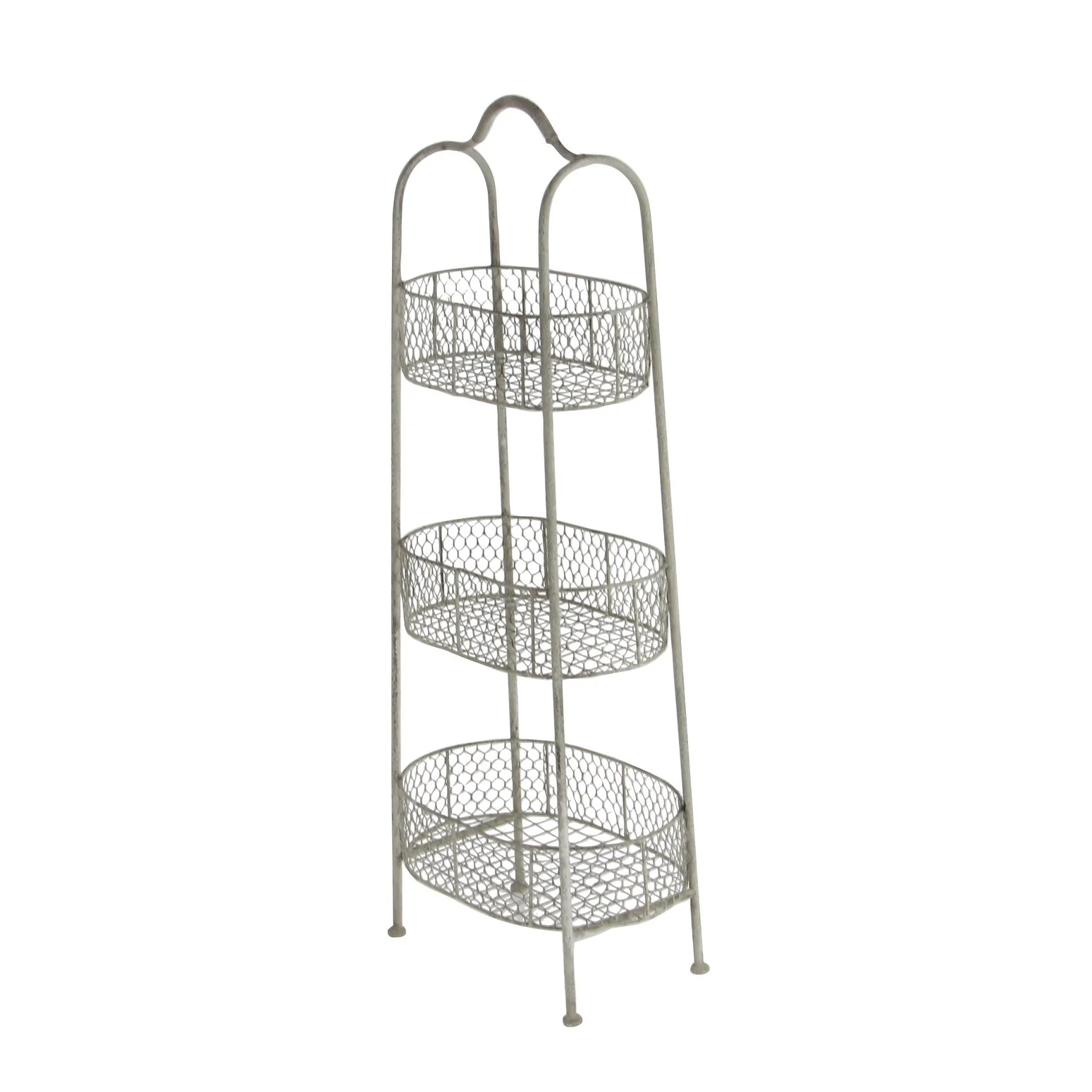 Iron Farmhouse Storage Cart 41 x 15 x 10 - 15 x 10 x 41