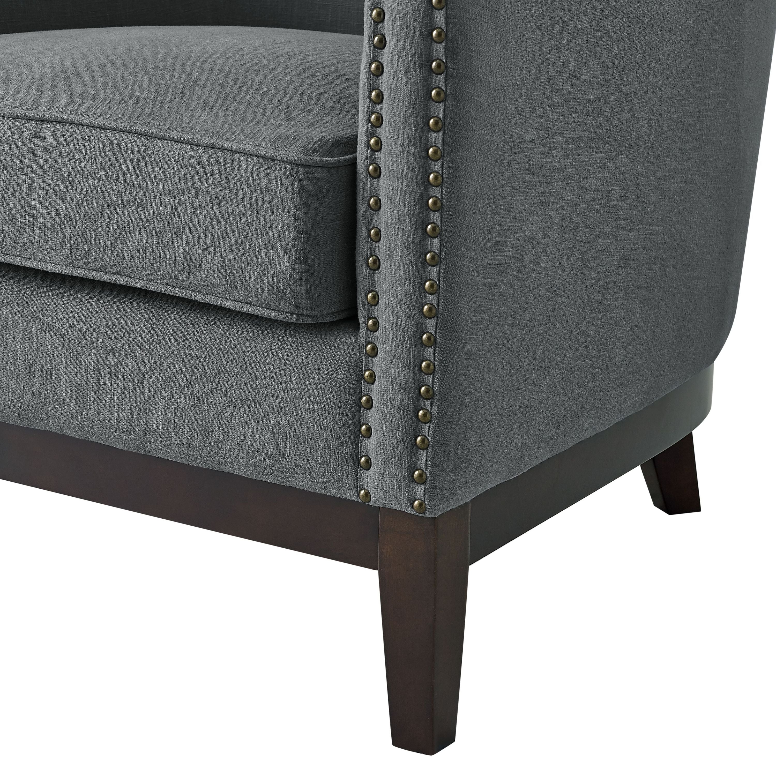 Roswell Linen Wingback Chair