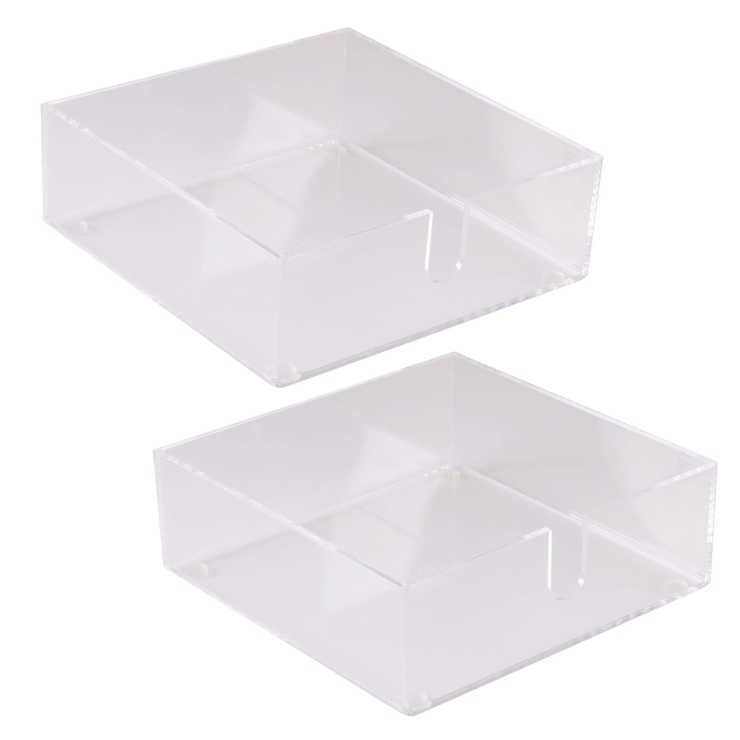 Luxe Party Acrylic Lunch Napkin Holder in Clear