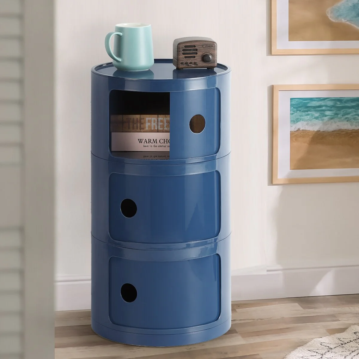 ABS Multifunction Storage Table Stackable Detachable Organizer